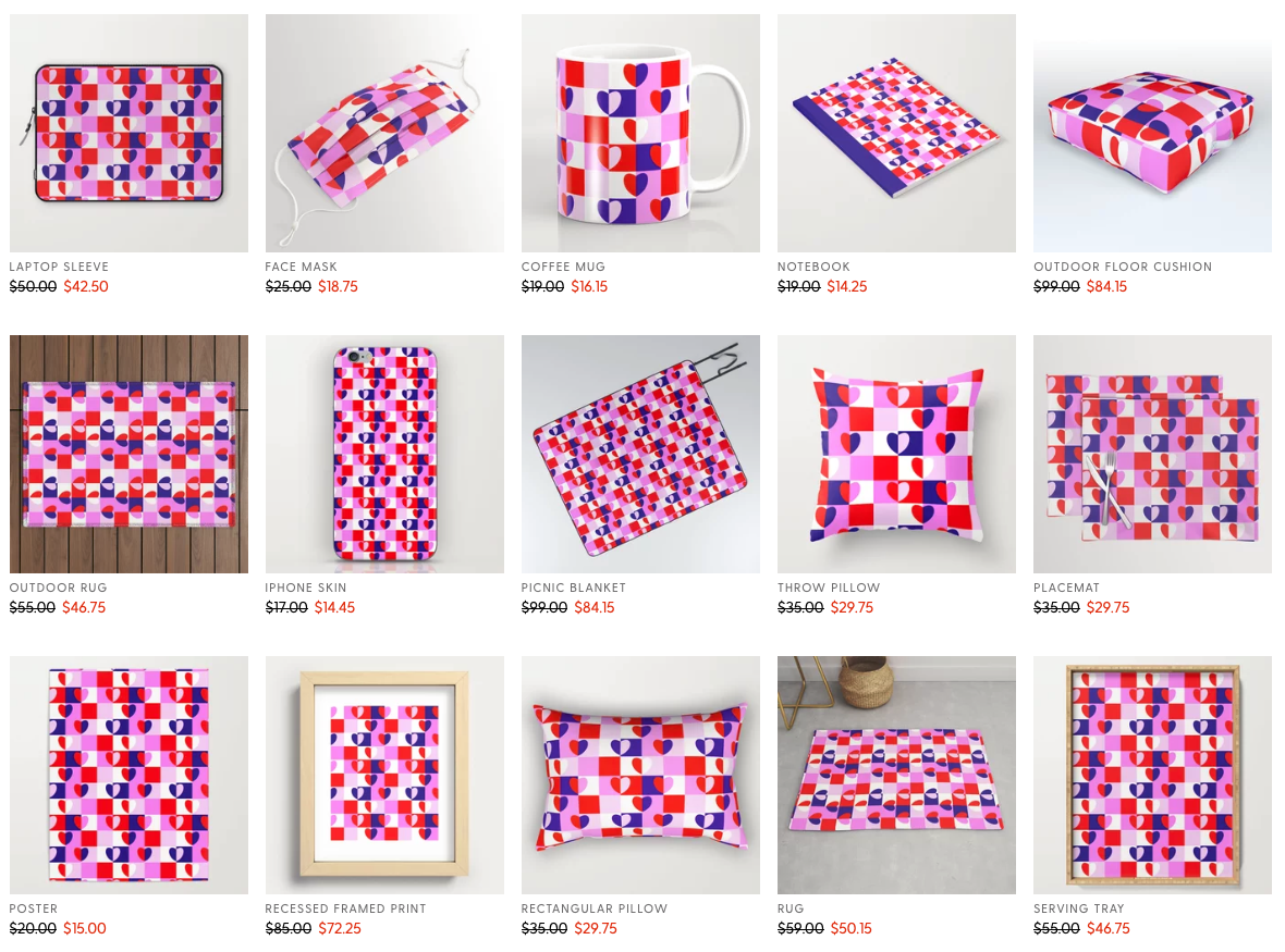 Natmit Design Society6 - image 2 - student project
