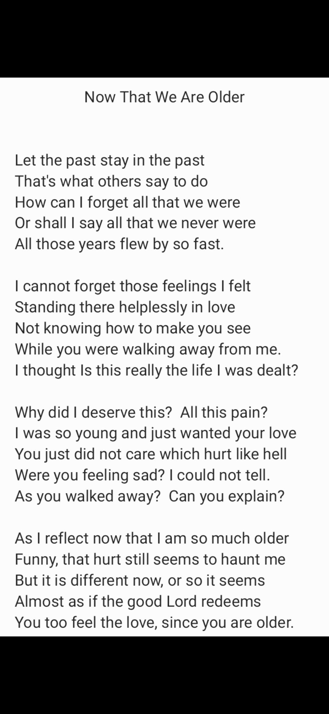 Past Regrets - image 1 - student project
