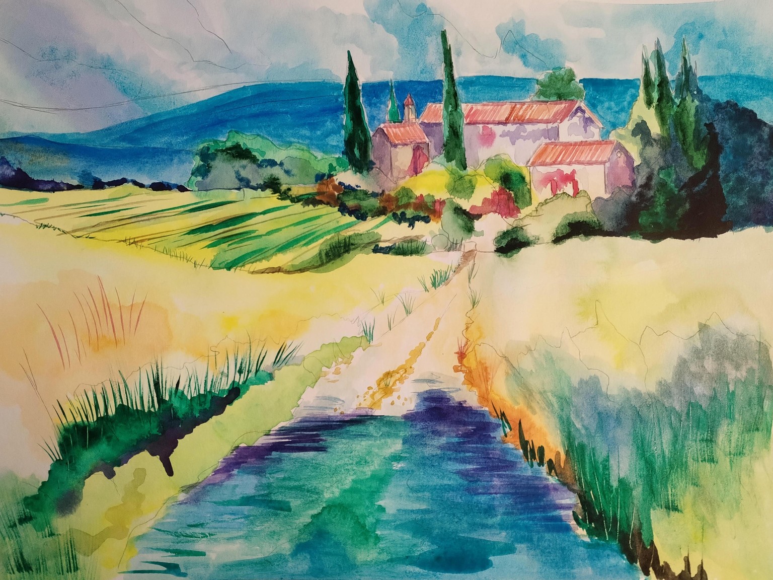 Hilltop houses - image 1 - student project