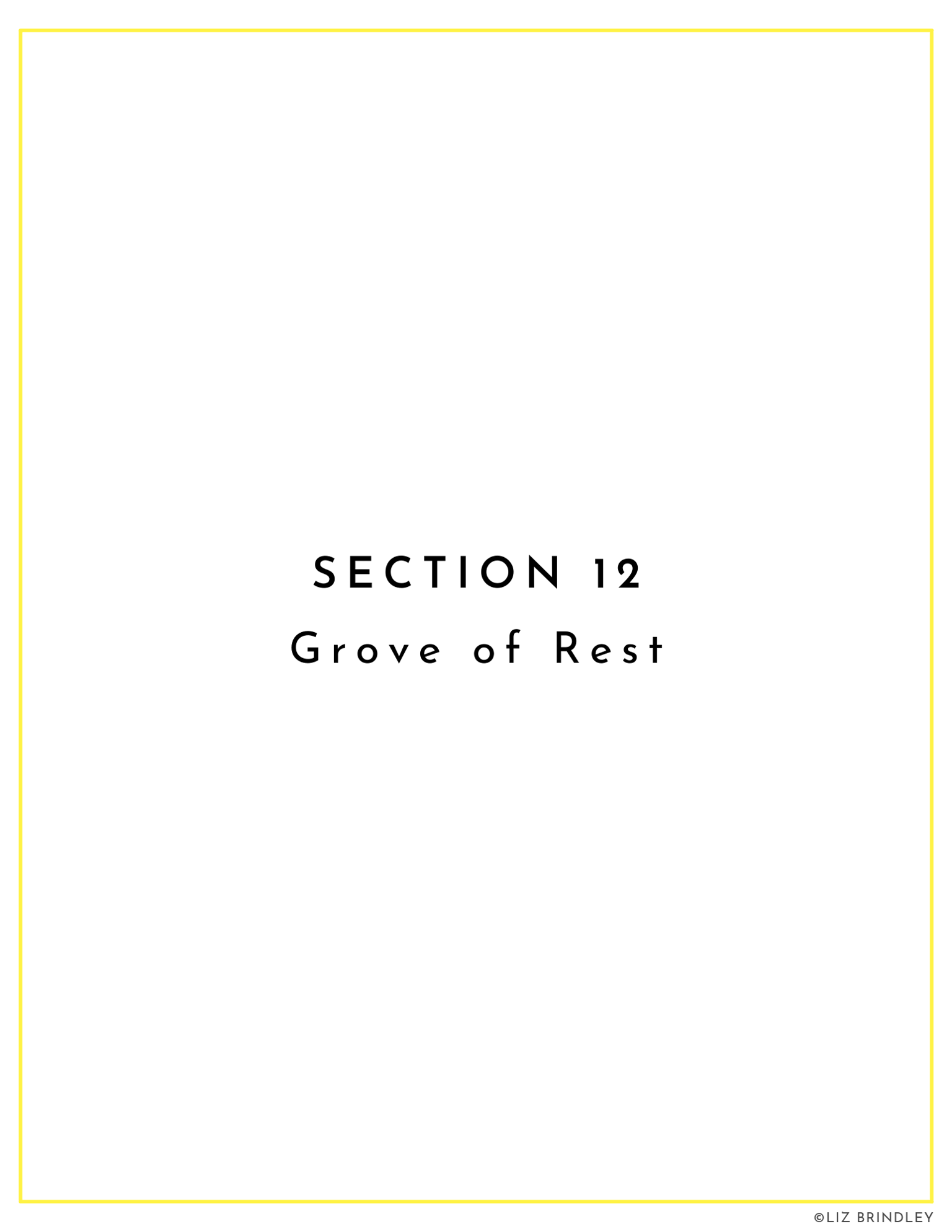 Grove of Rest Class Project Example - image 1 - student project
