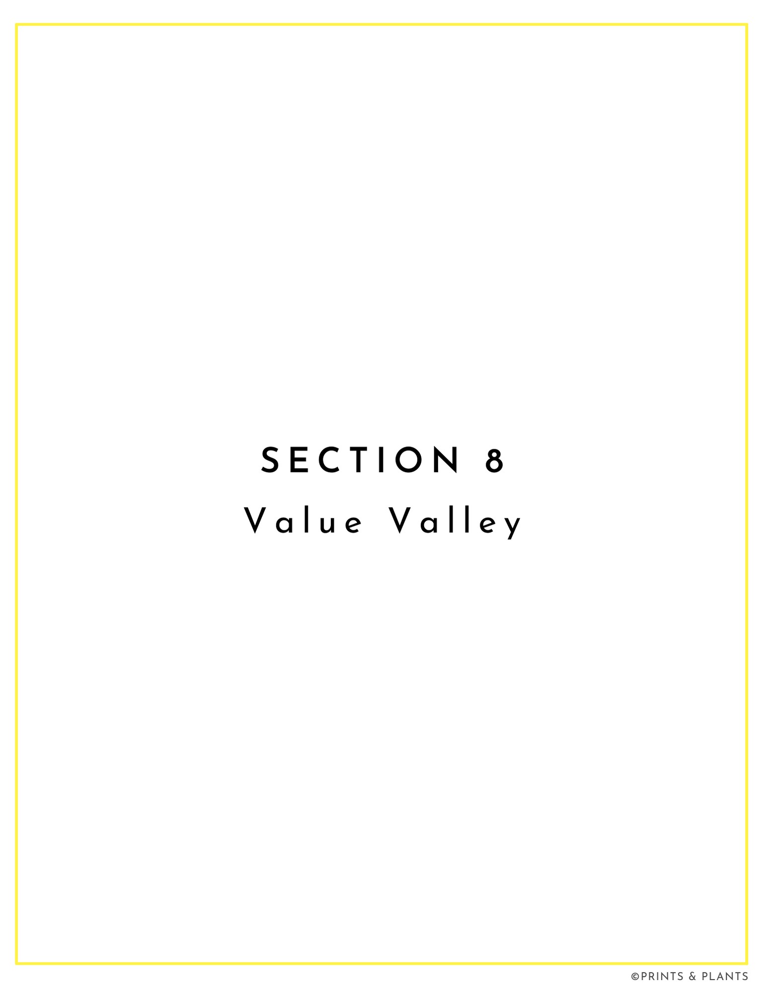Value Valley Class Project Example - image 1 - student project