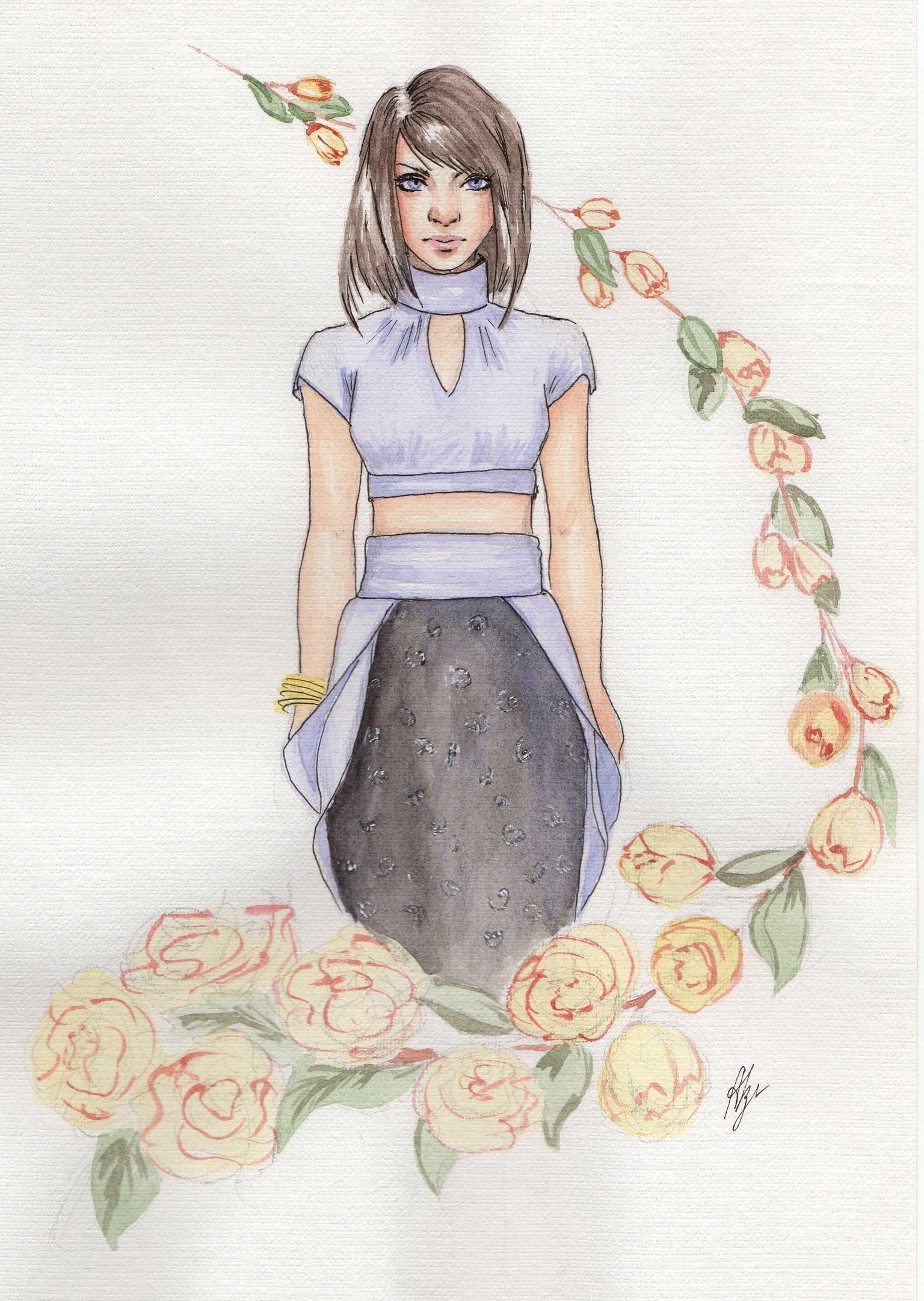 Watercolor Ladies - image 4 - student project