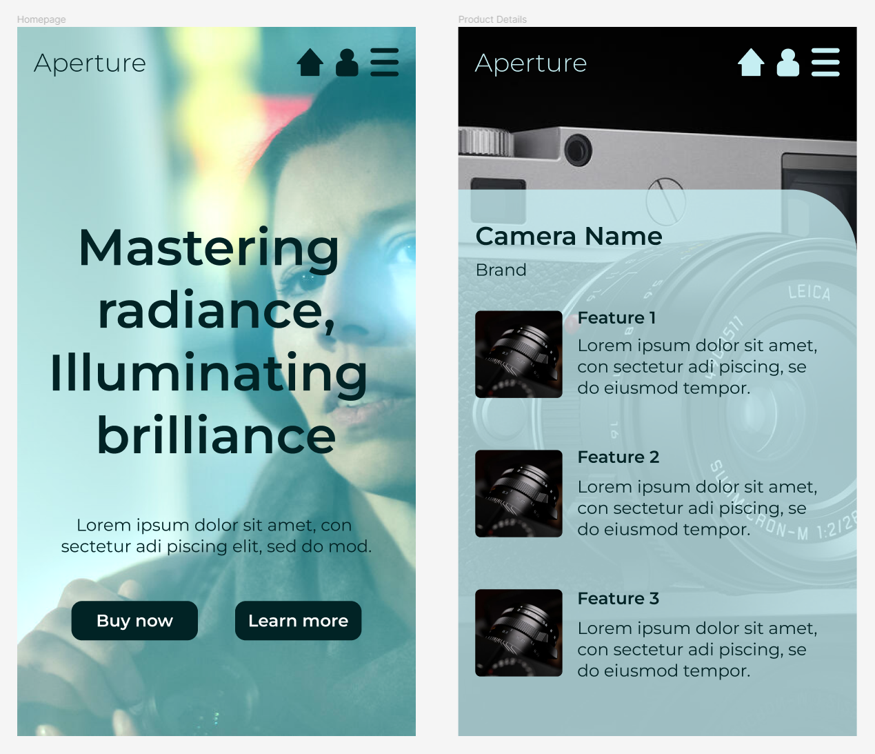 Bryce Burrows FIGMA UI UX Design Essentials - Class Projects - image 17 - student project