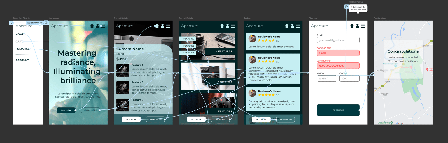Bryce Burrows FIGMA UI UX Design Essentials - Class Projects - image 2 - student project