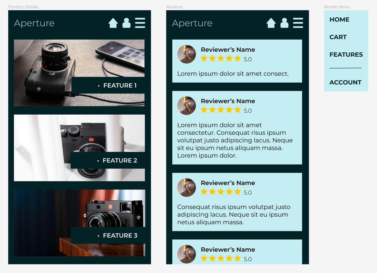 Bryce Burrows FIGMA UI UX Design Essentials - Class Projects - image 14 - student project