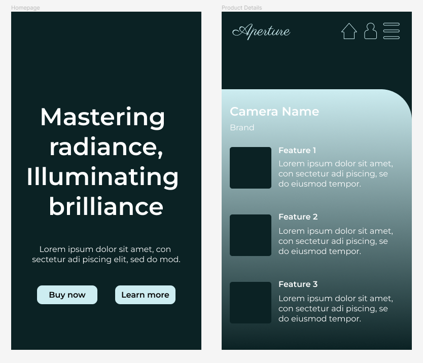 Bryce Burrows FIGMA UI UX Design Essentials - Class Projects - image 18 - student project