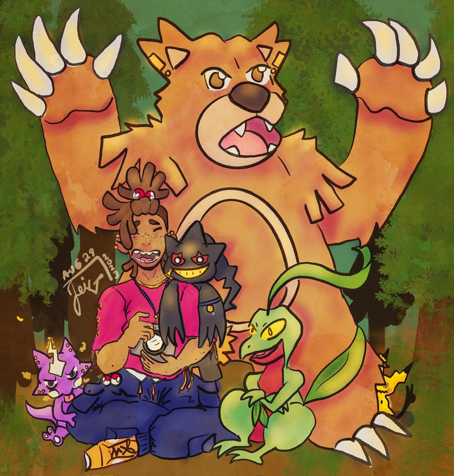 My Trainer OC Emmett - image 1 - student project