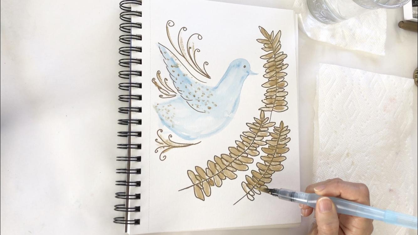 Embellished Dove - image 4 - student project