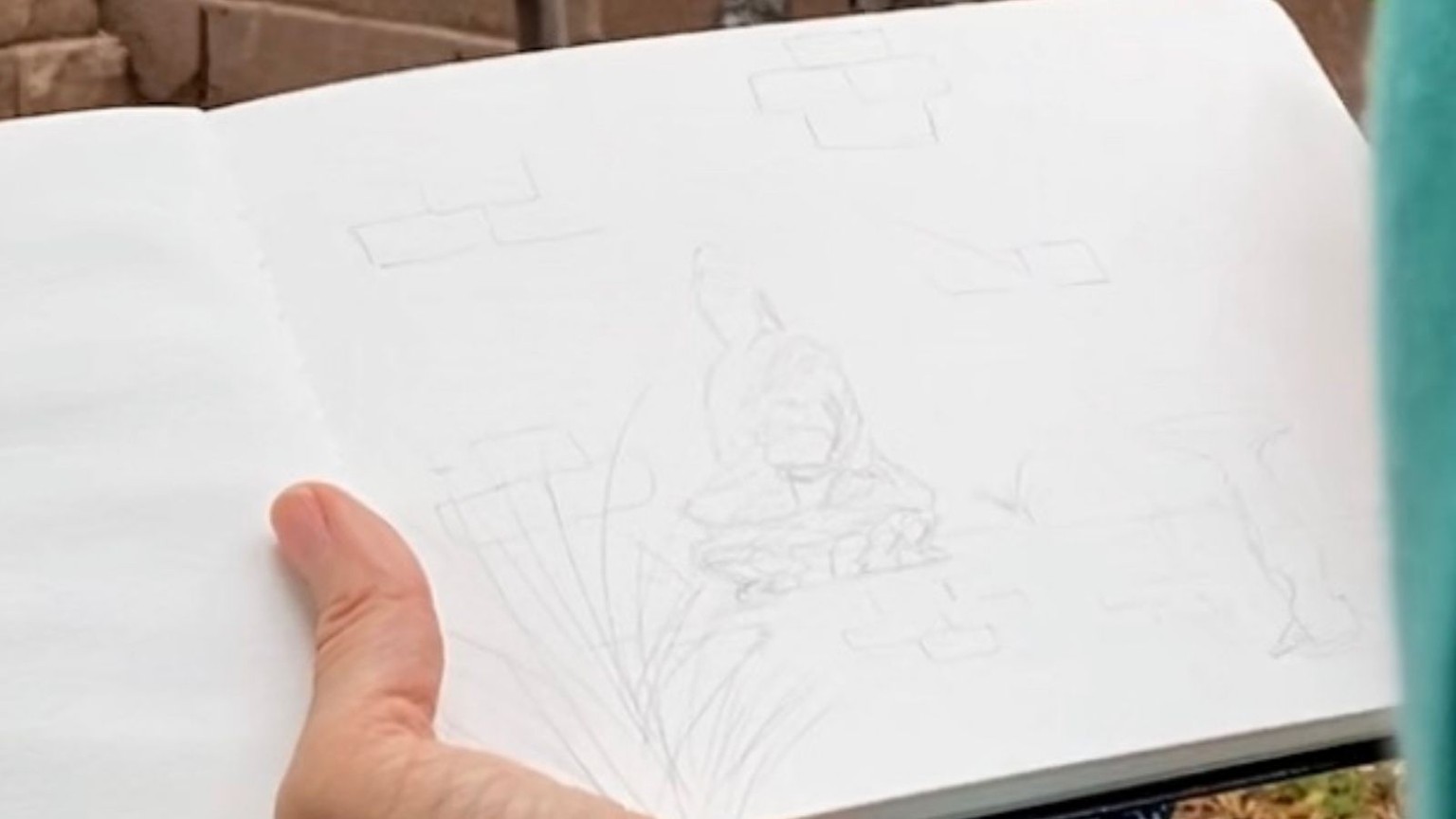 Watercolor Outdoor Scene - image 3 - student project