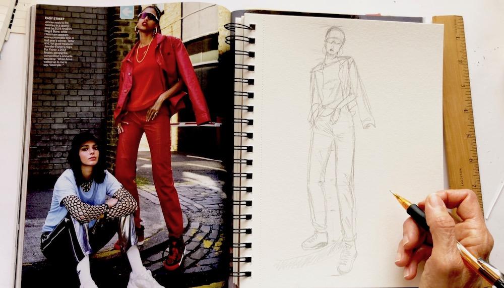 My Fashion Sketch - image 4 - student project