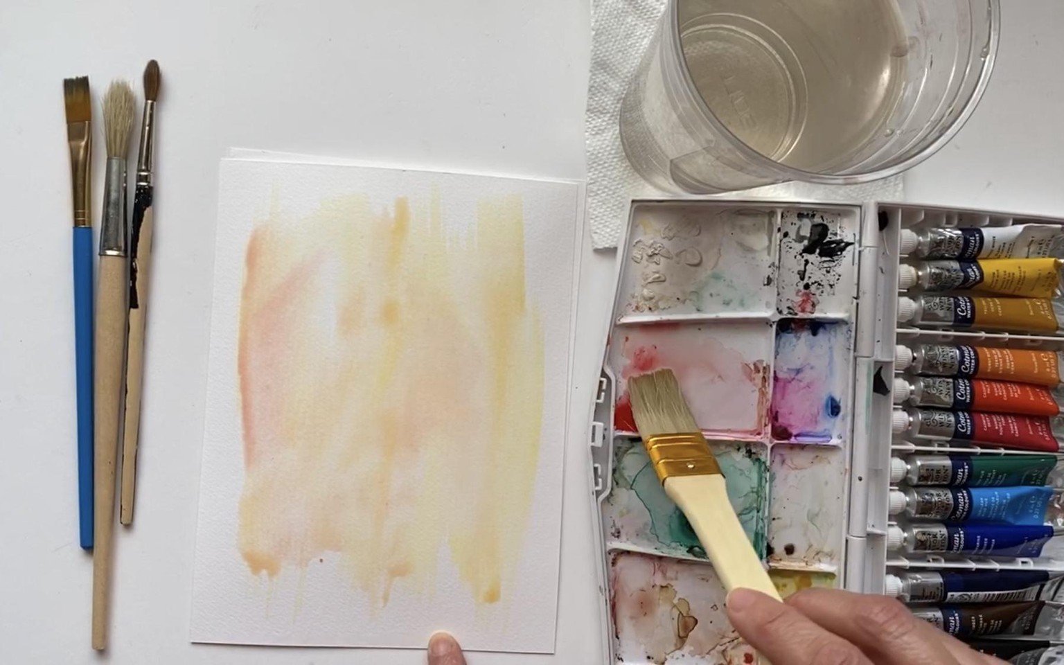 My Abstract Watercolor Painting - image 2 - student project