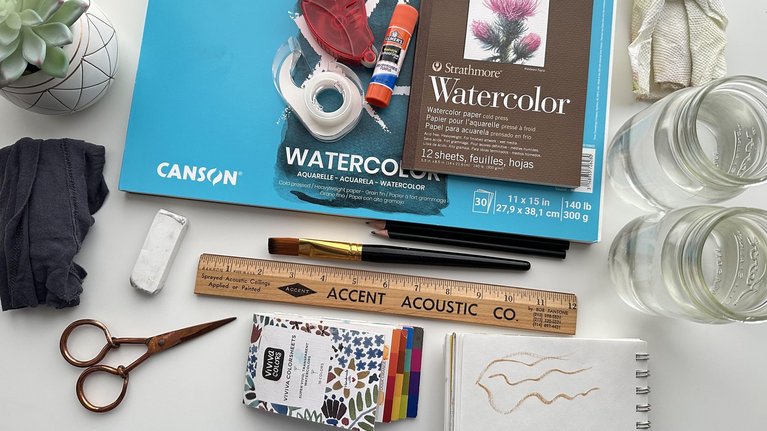 My Watercolor Mood Board - image 1 - student project