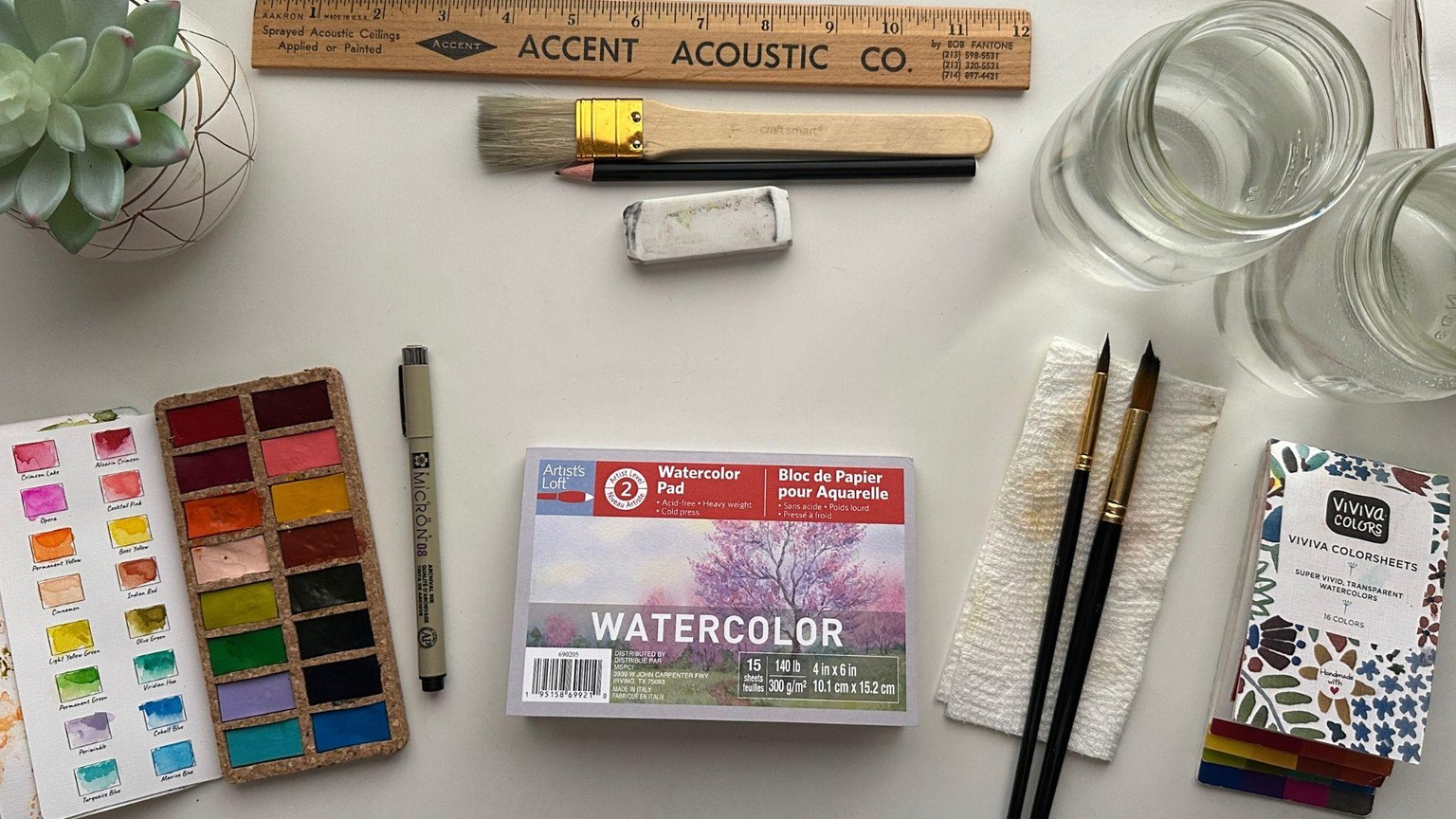 Watercolor Postcards - image 3 - student project