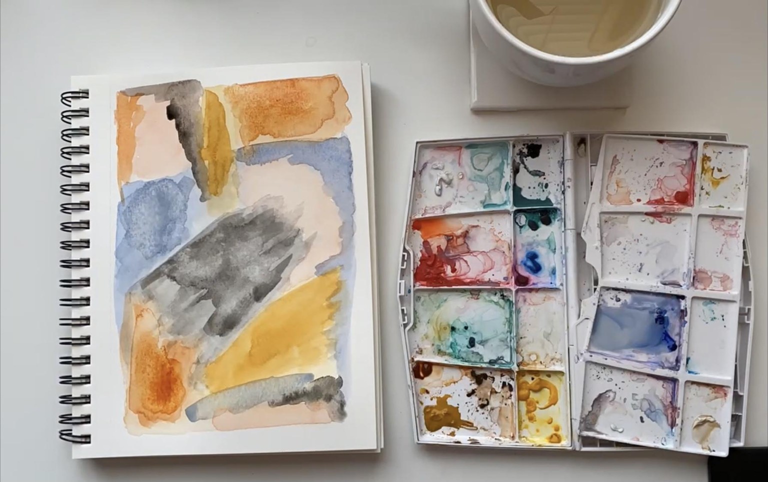 Abstract Watercolor Painting- Layers - image 6 - student project