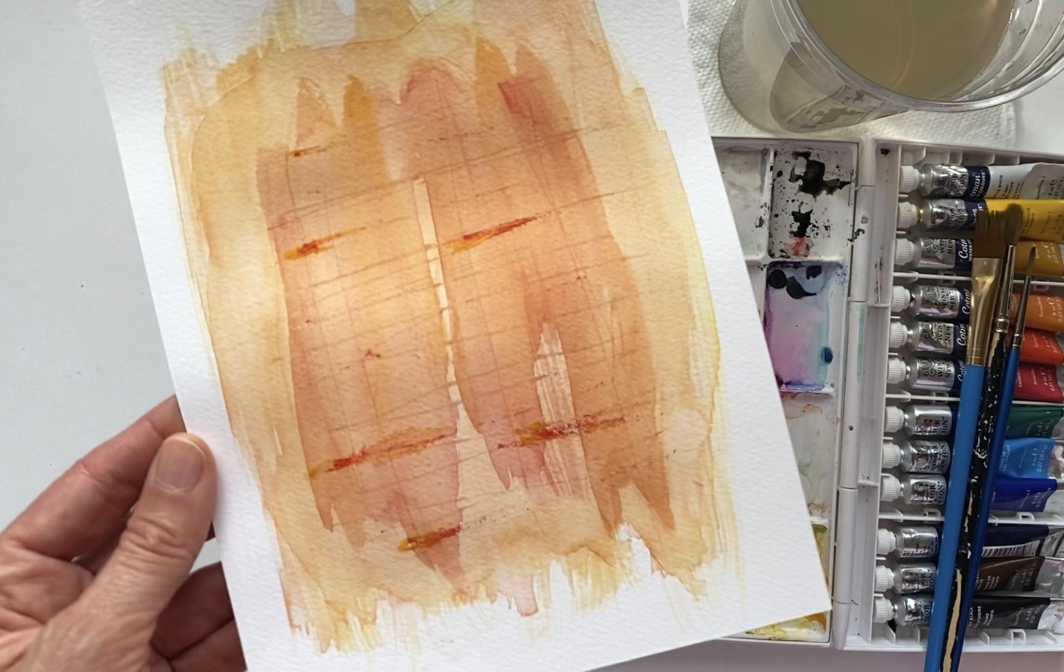My Abstract Watercolor Painting - image 5 - student project