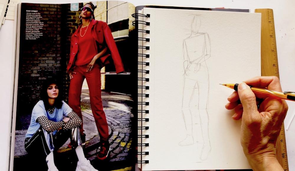 My Fashion Sketch - image 3 - student project