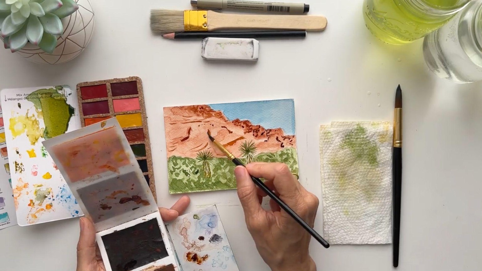 Watercolor Postcards - image 5 - student project