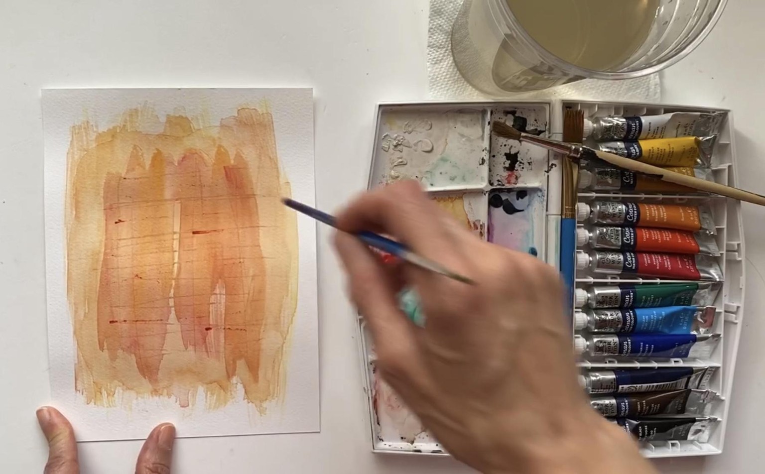 My Abstract Watercolor Painting - image 4 - student project