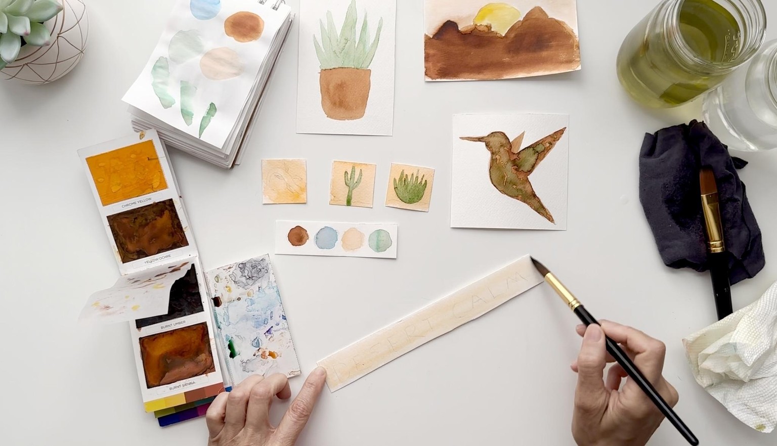 My Watercolor Mood Board - image 7 - student project