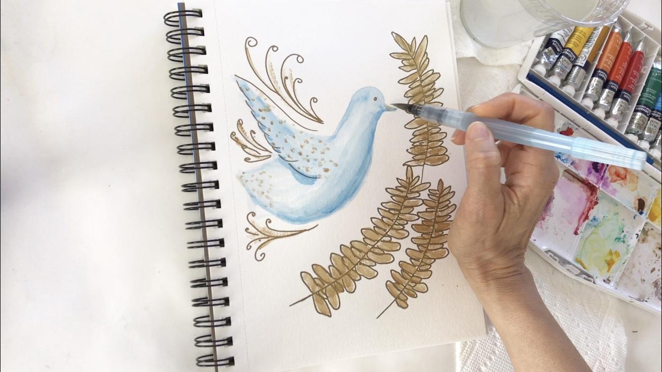 Embellished Dove - image 5 - student project