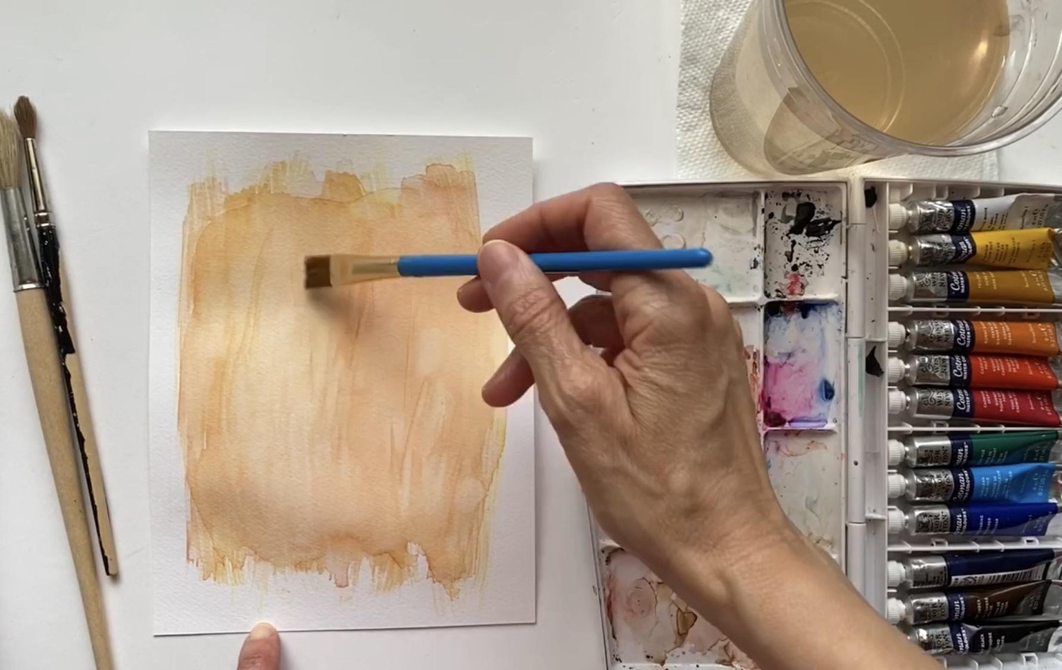 My Abstract Watercolor Painting - image 3 - student project