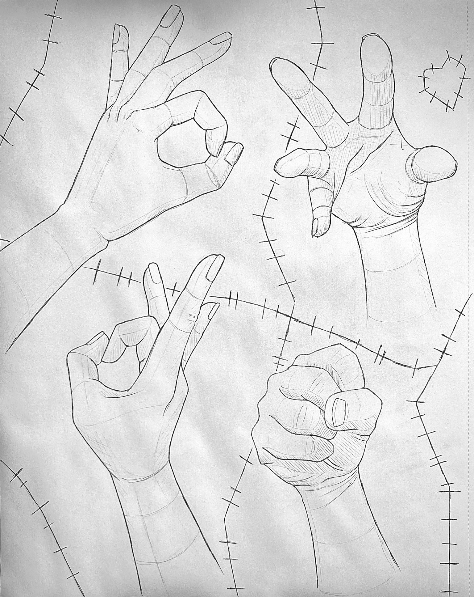 Hand Studies - image 1 - student project