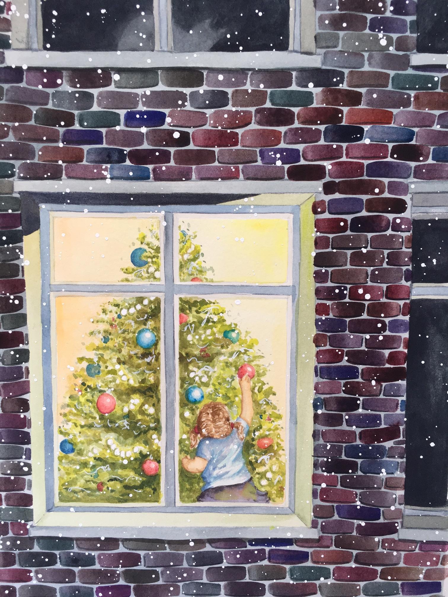 Christmas Watercolour - image 1 - student project