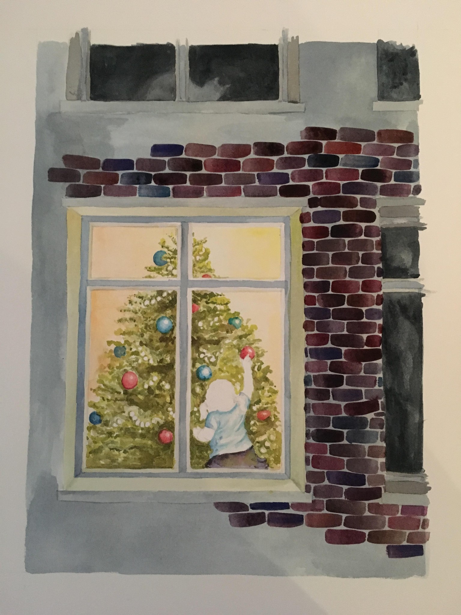 Christmas Watercolour - image 2 - student project