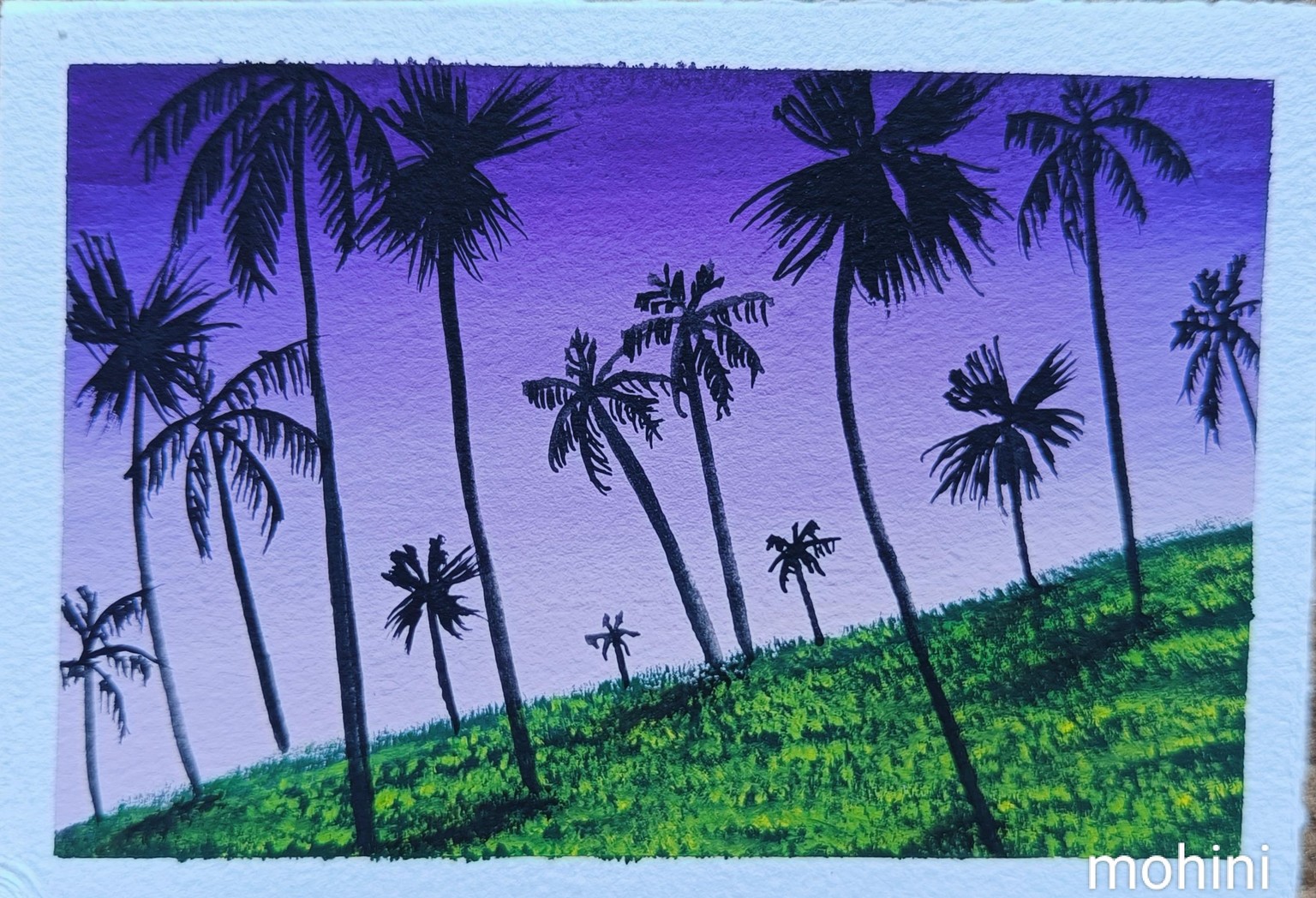 15 Days Gouache Landscape Painting - image 3 - student project
