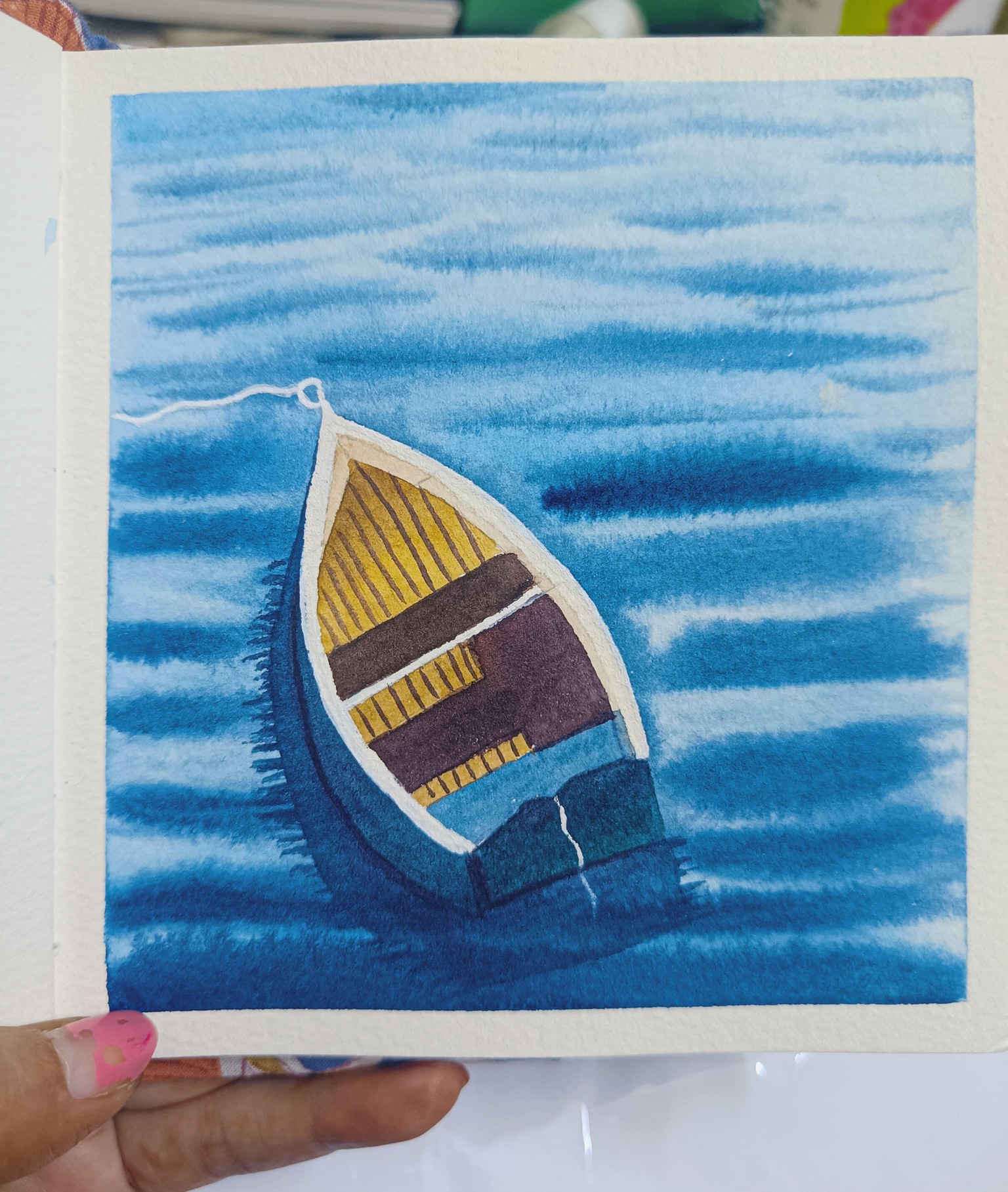 Boat Painting - image 1 - student project