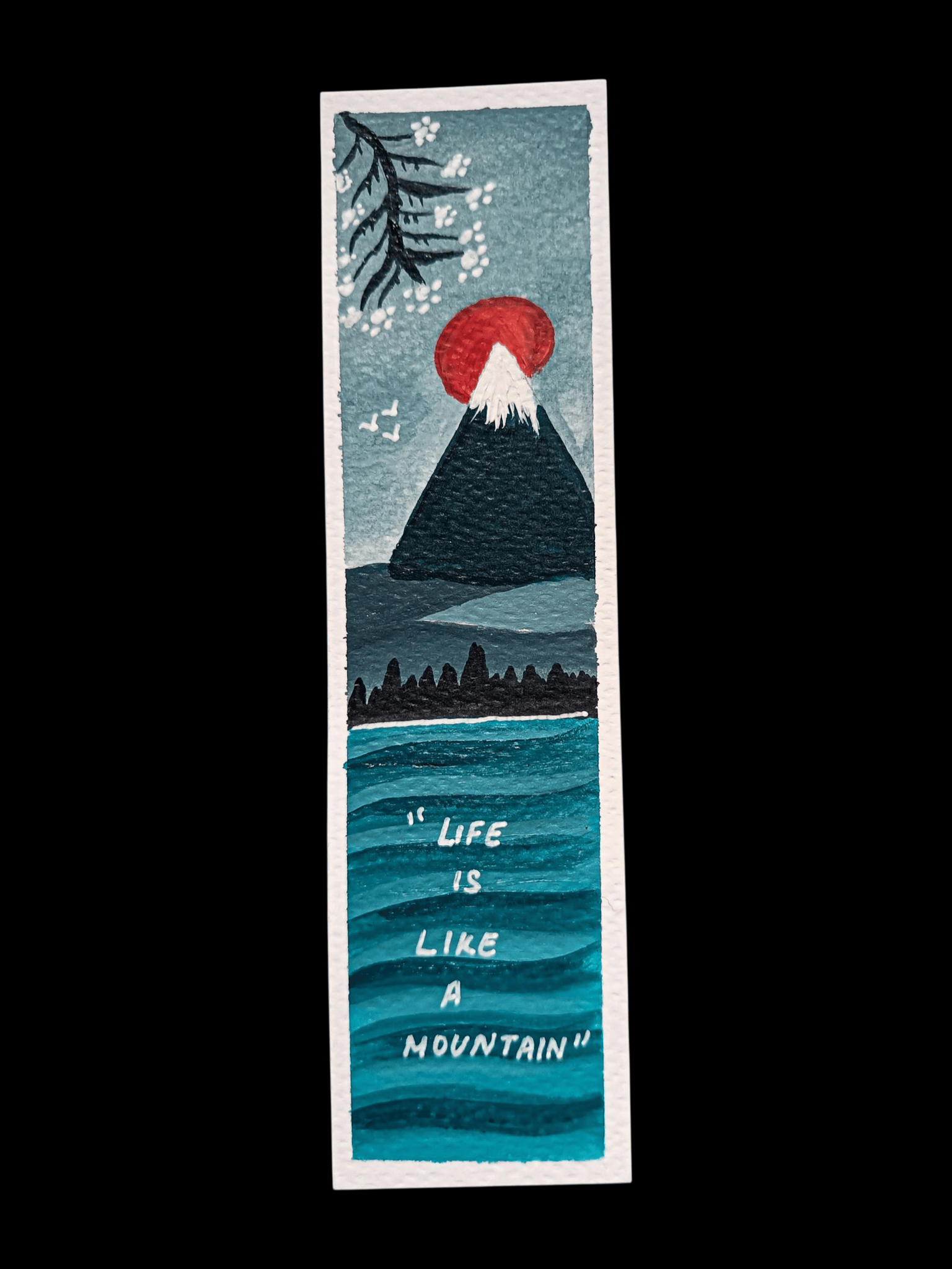 30 Days Bookmarks : Landscape Painting in Boho Style - image 24 - student project