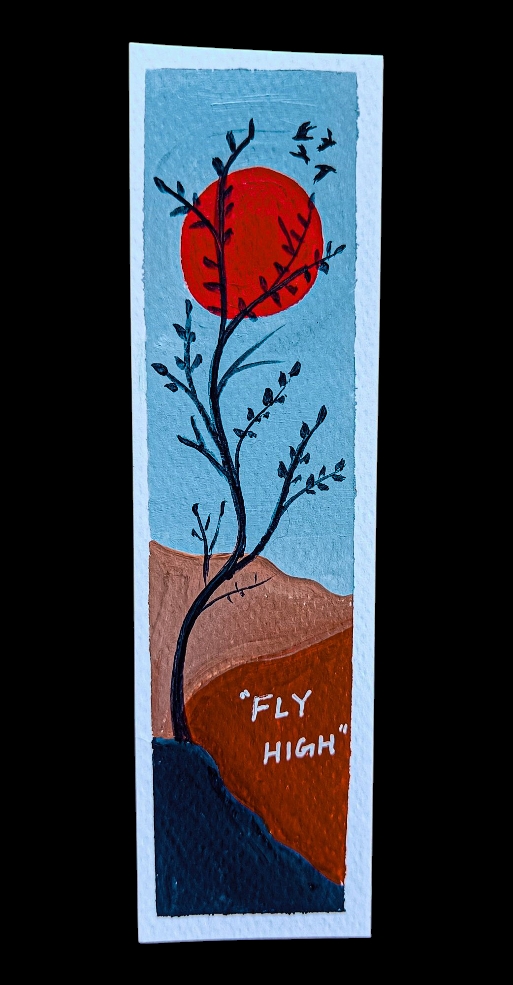 30 Days Bookmarks : Landscape Painting in Boho Style - image 6 - student project