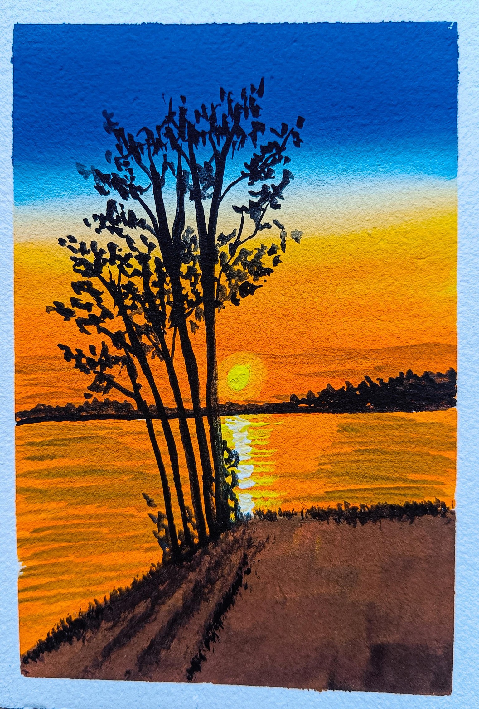 15 Days Gouache Landscape Painting - image 7 - student project