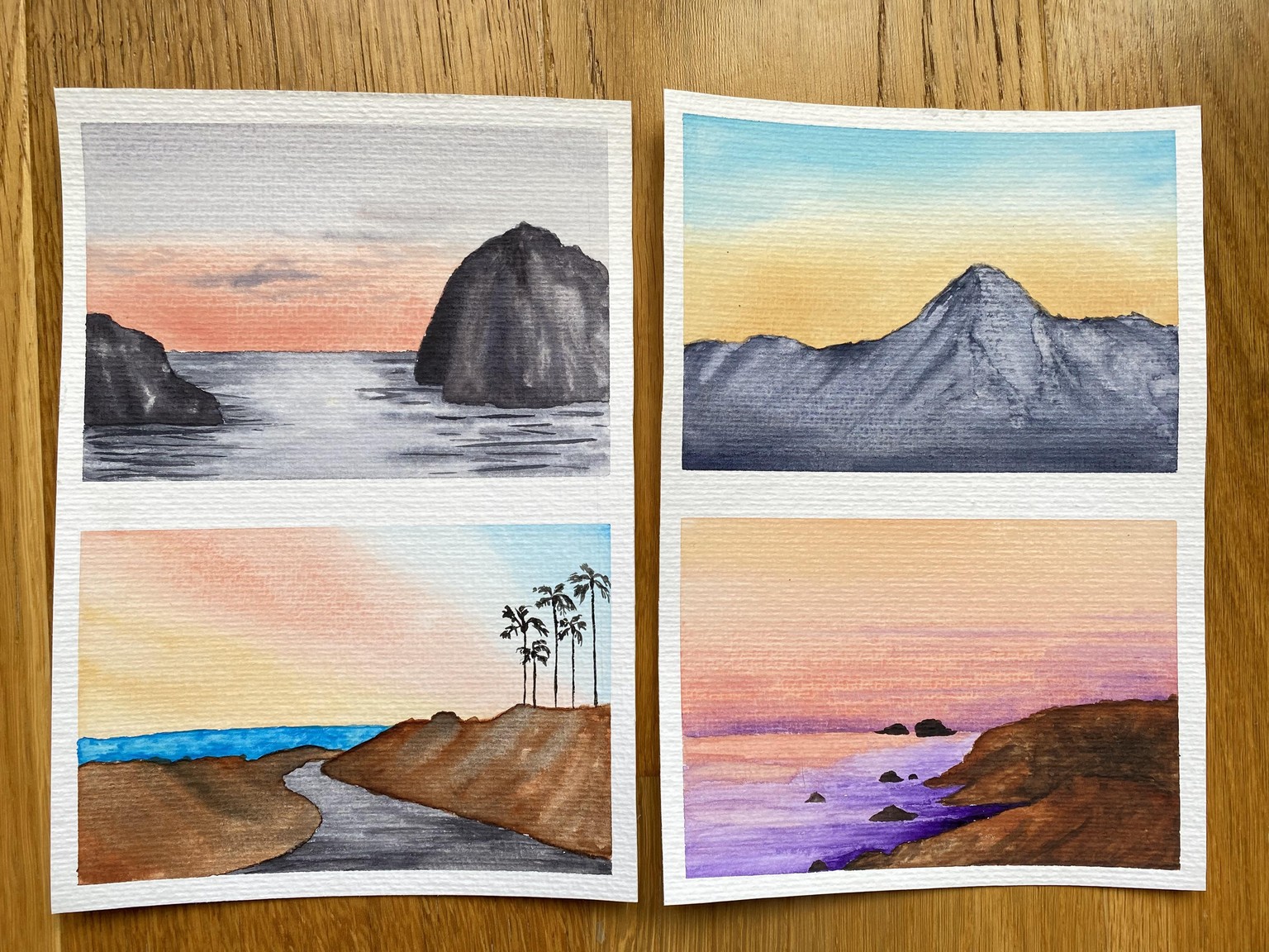 Watercolor Pastel Skies : Learn to Paint Soft and Serene Pastel Skies - image 1 - student project