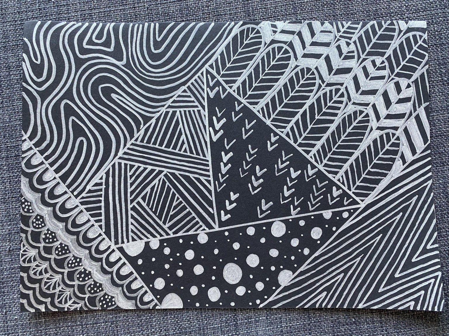 Doodle Art: Combining Black Ink and Gel Pens - image 2 - student project