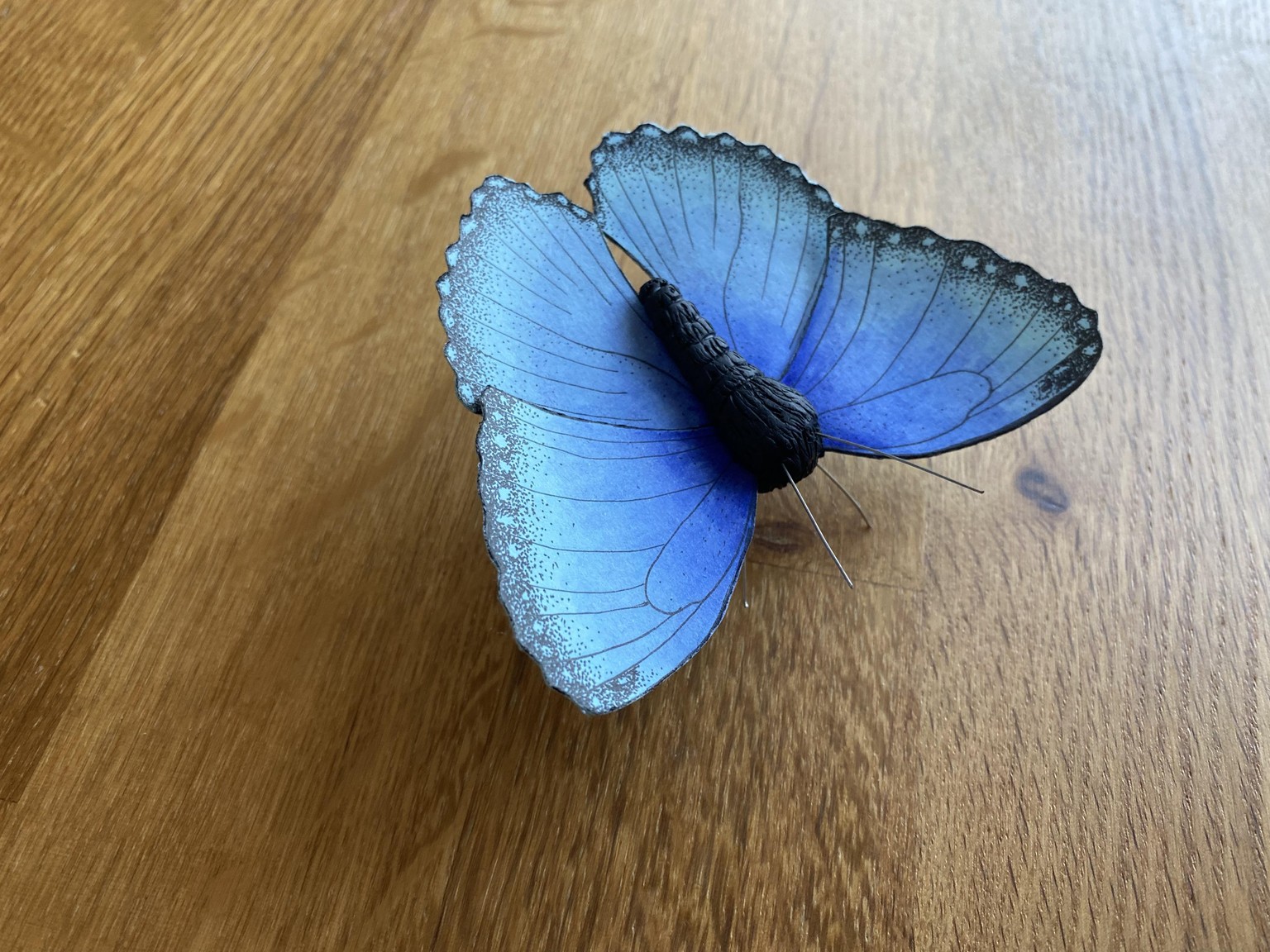How To Make Butterflies - Mixed Media Butterfly Sculpture - Clay, Paper, Ink, Wa - image 4 - student project