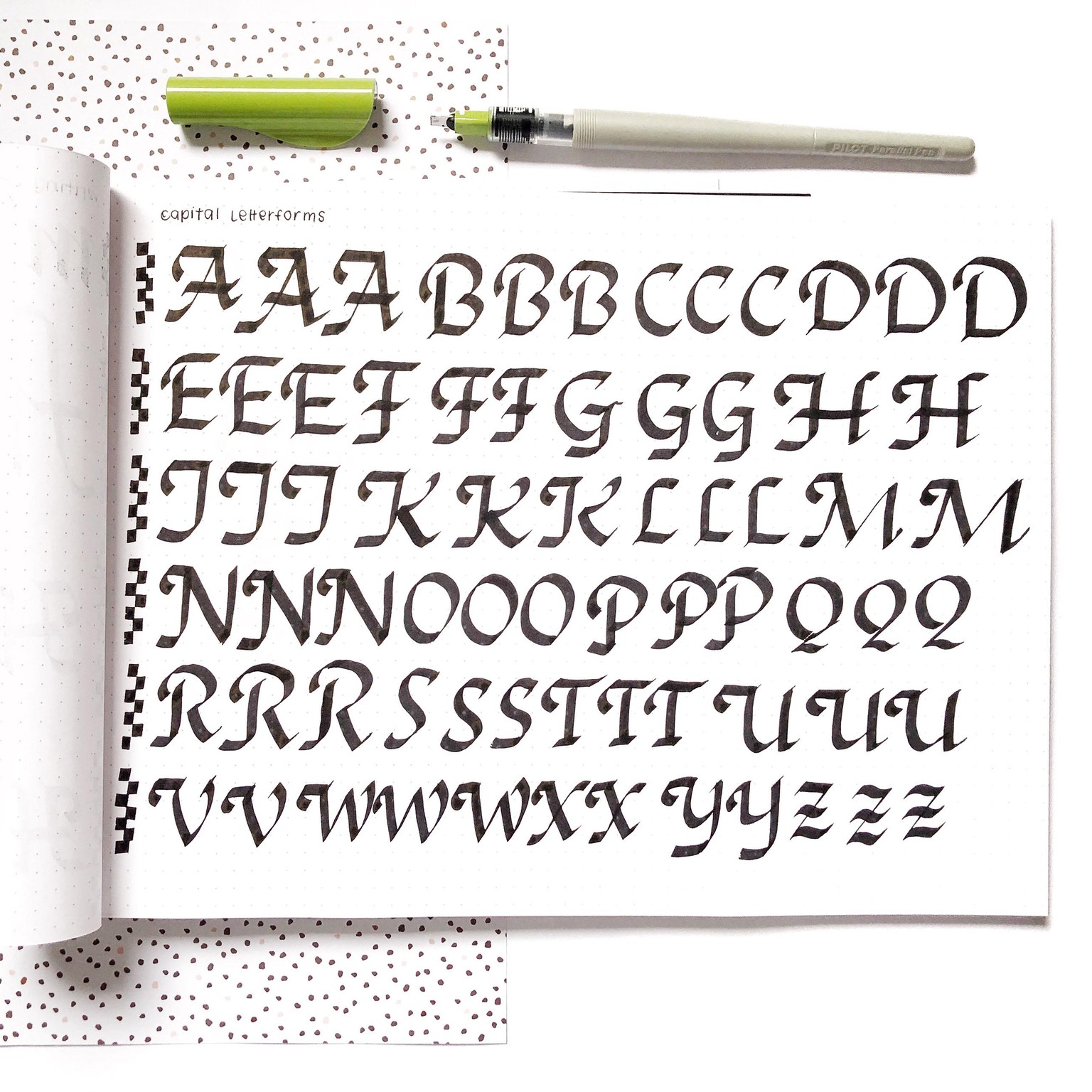 Italic Calligraphy Basics - image 4 - student project