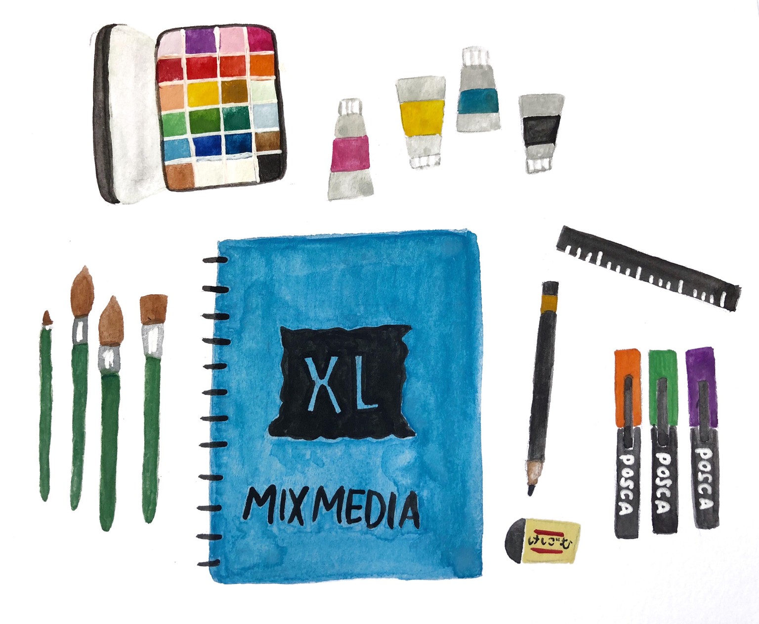 Gouache Things - image 4 - student project