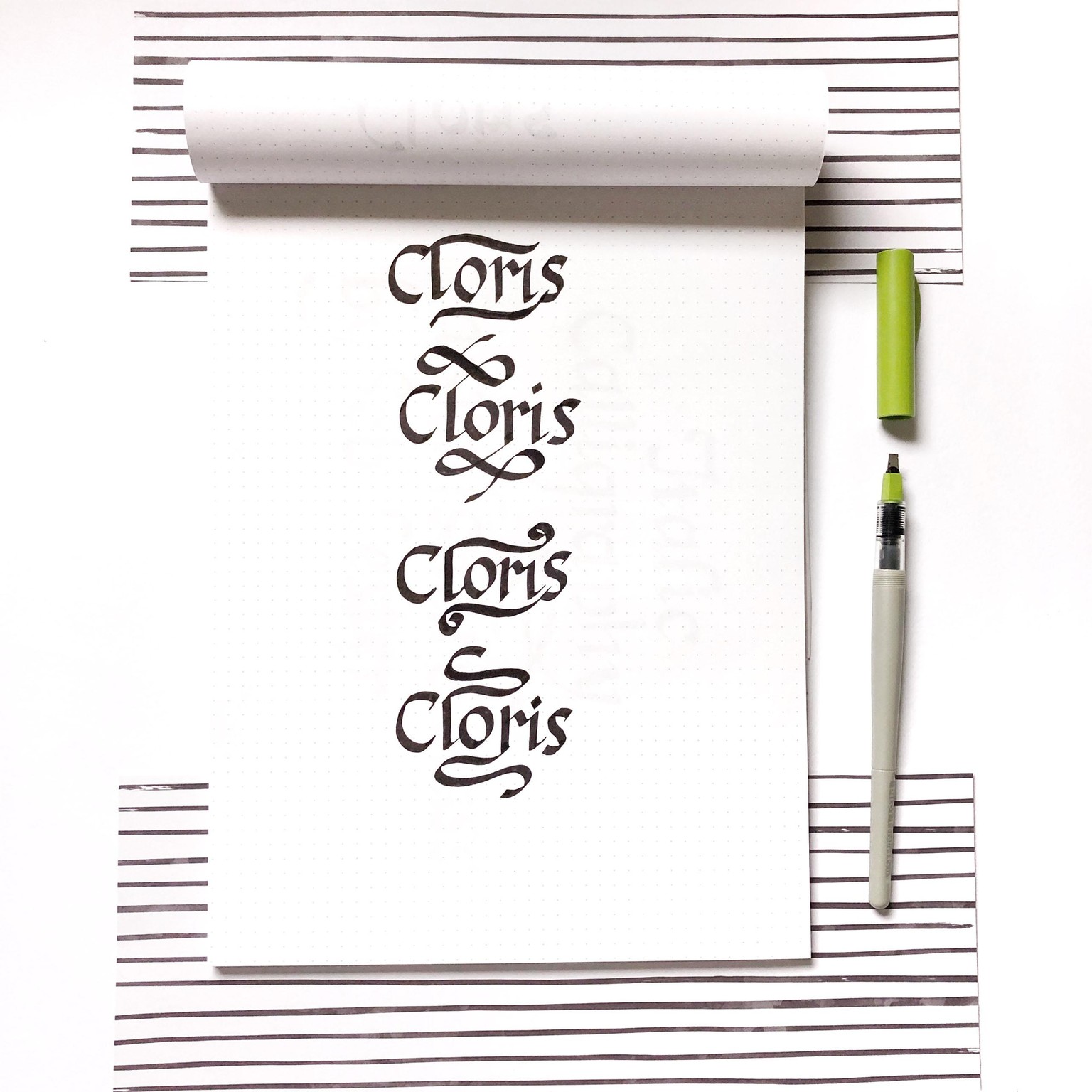 Italic Calligraphy Basics - image 6 - student project