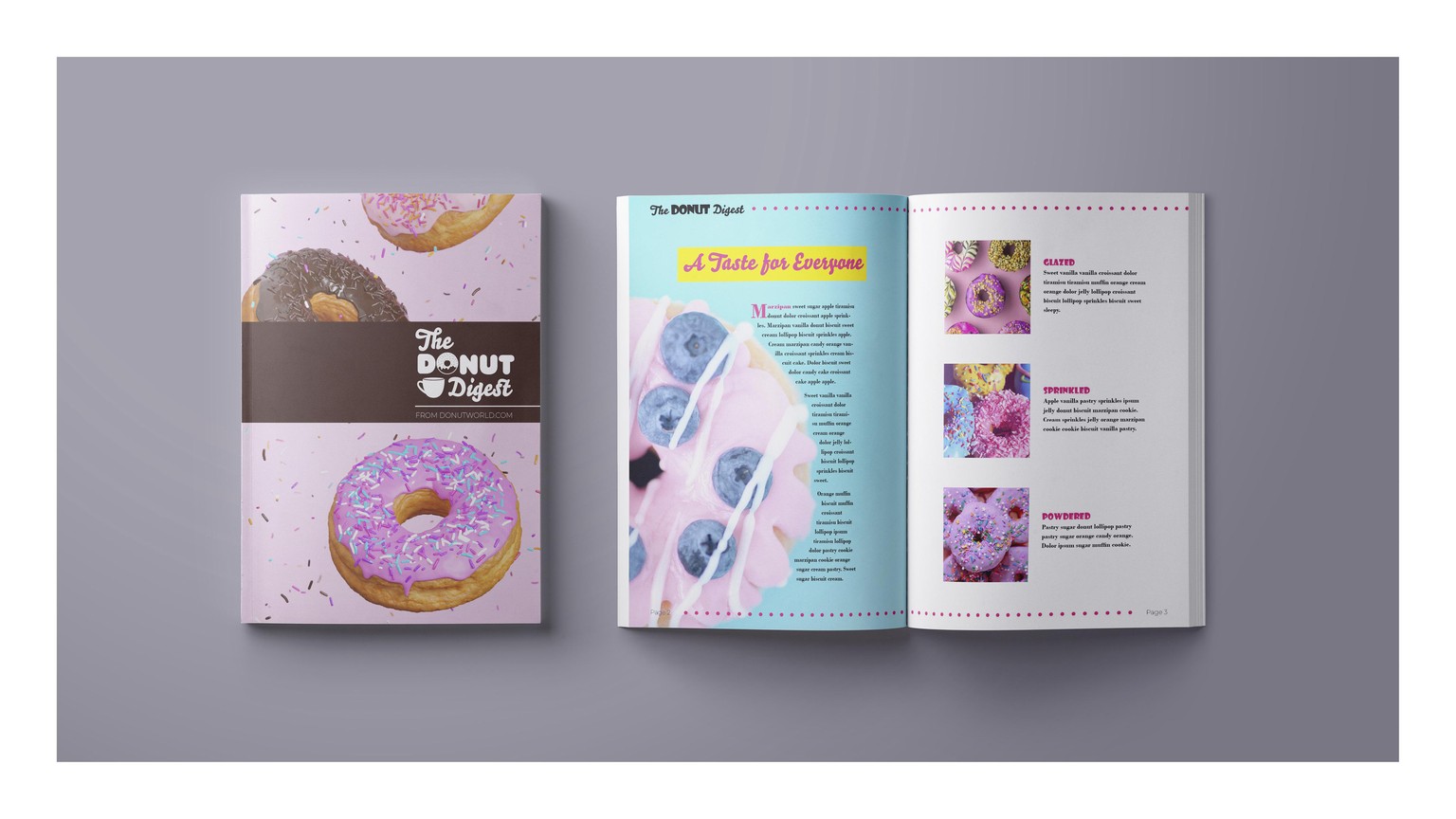 The Donut Digest Magazine - image 5 - student project