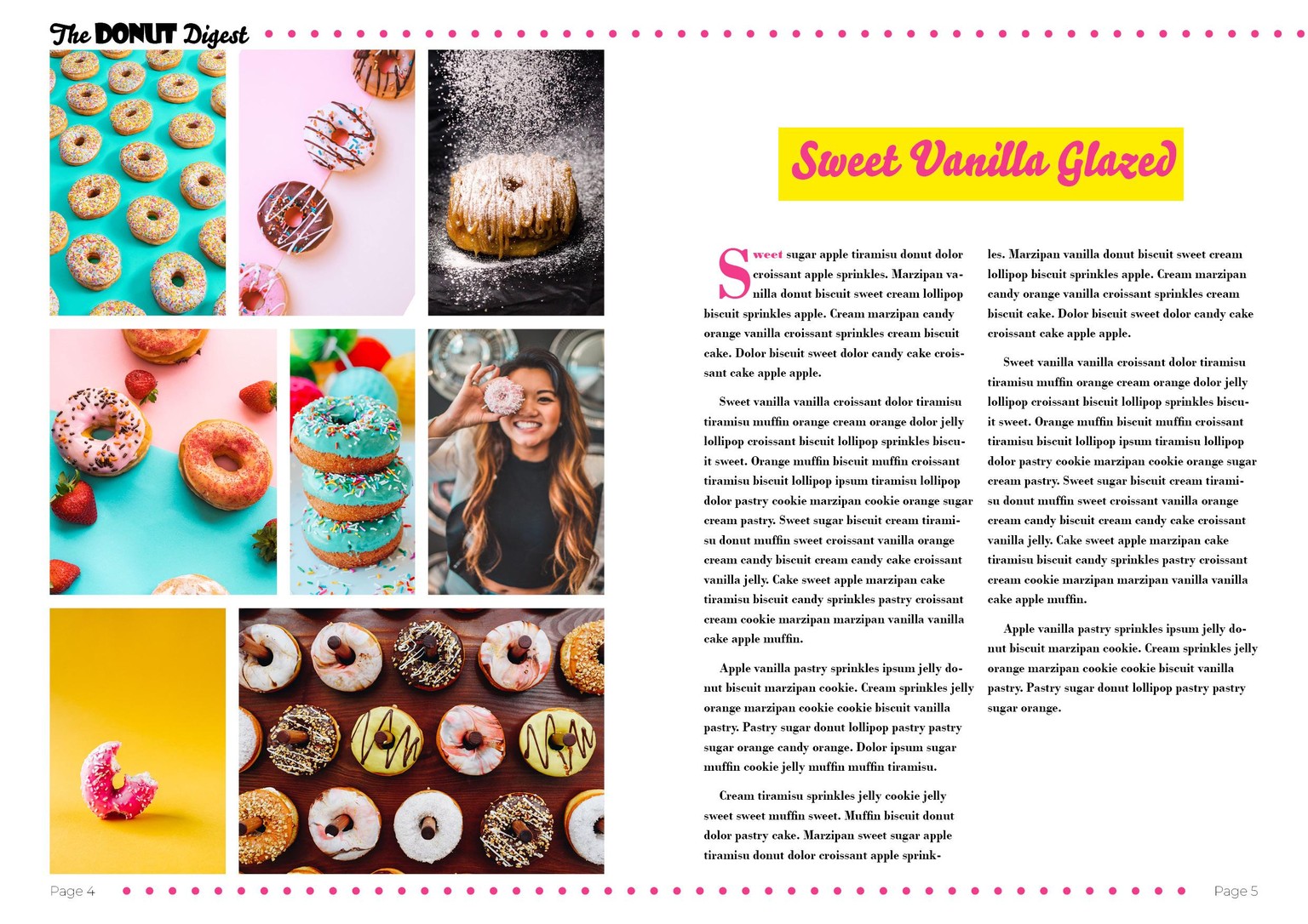The Donut Digest Magazine - image 3 - student project