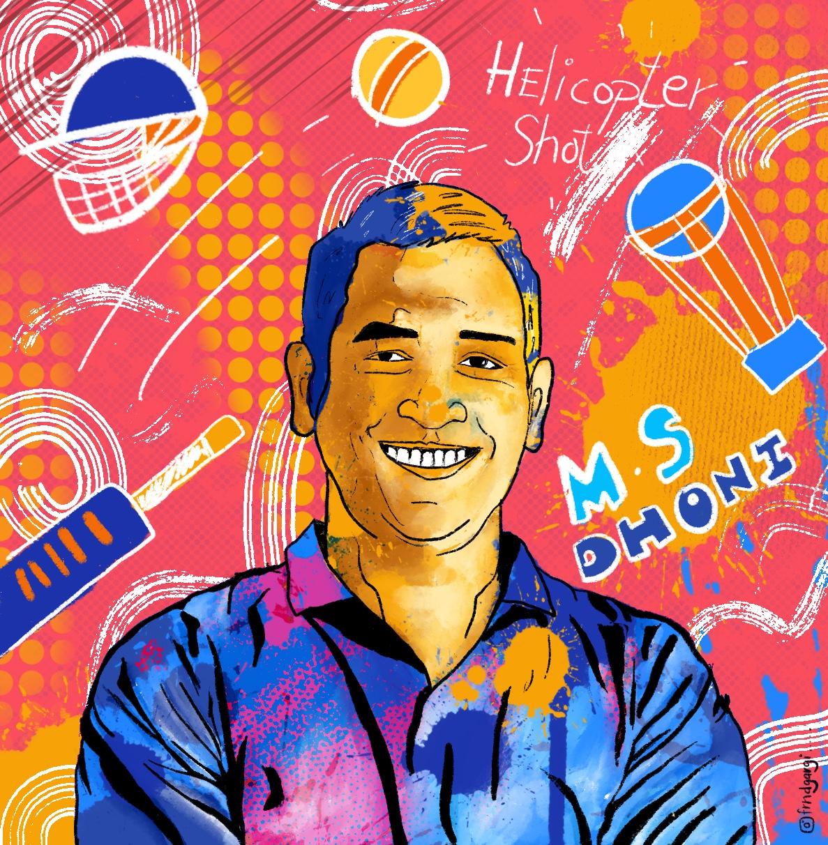 MS Dhoni - image 1 - student project