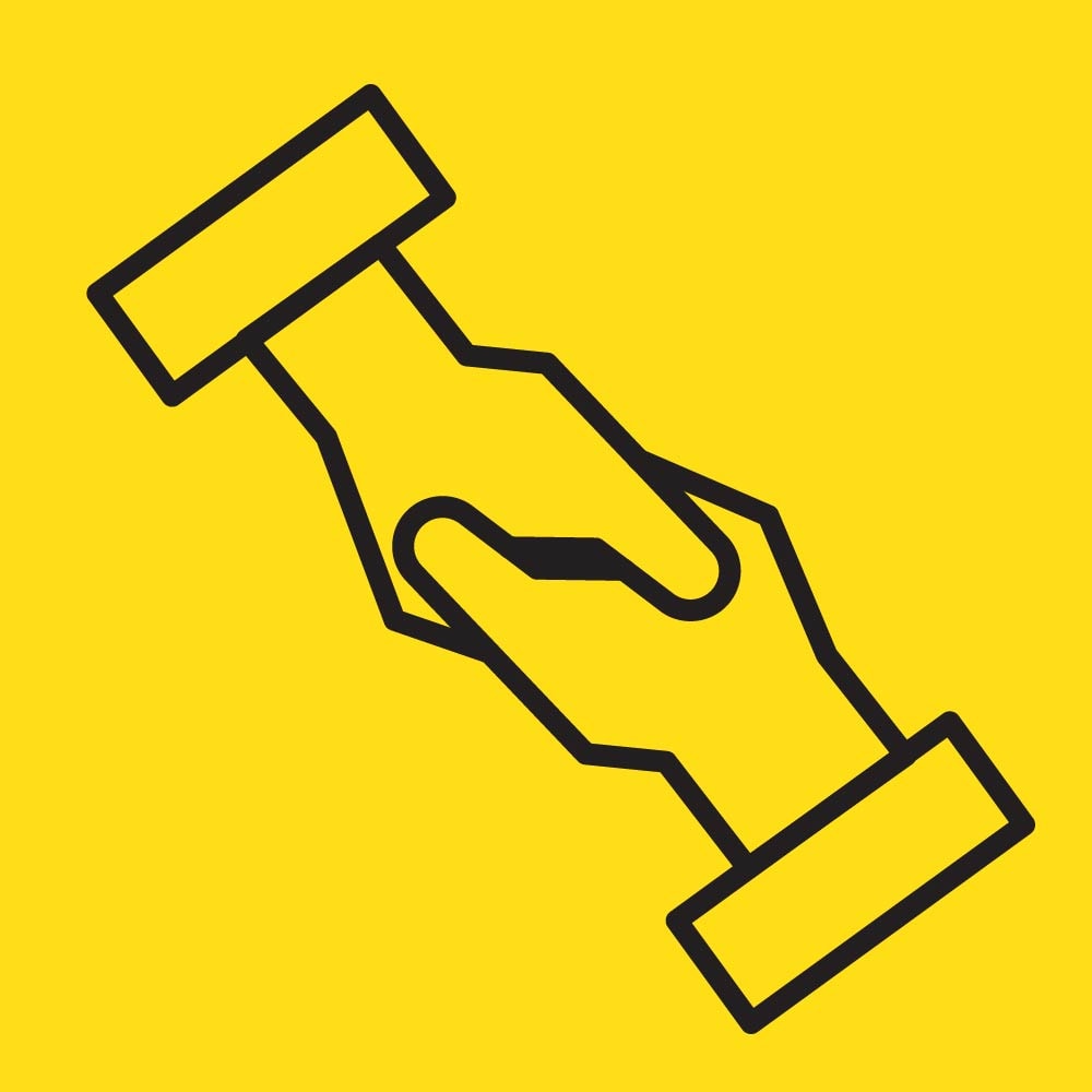Geometric Icon : handshake deal - image 4 - student project