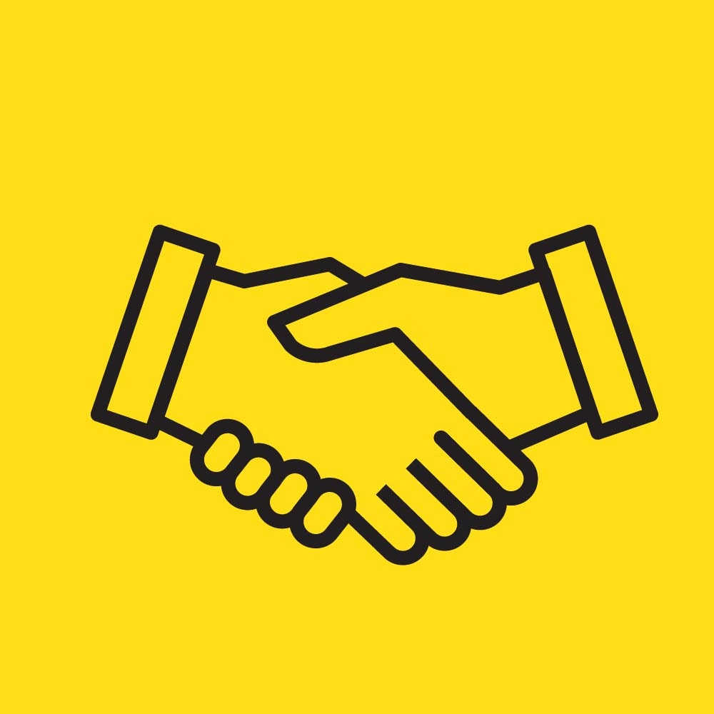 Geometric Icon : handshake deal - image 2 - student project