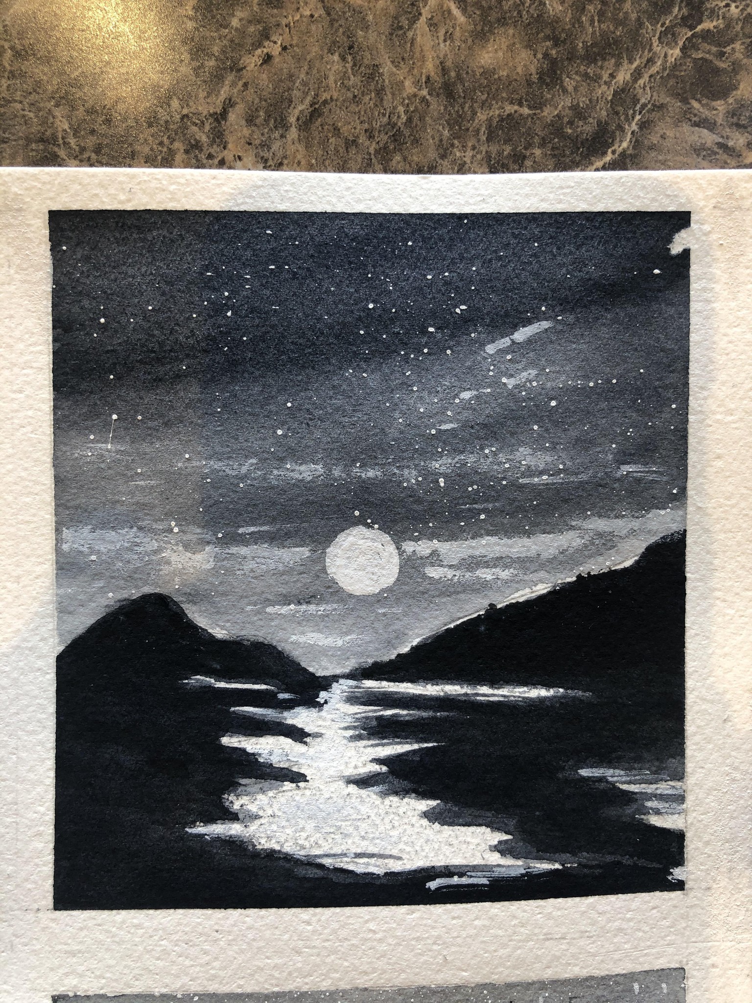 6 B & W Water Color - image 2 - student project