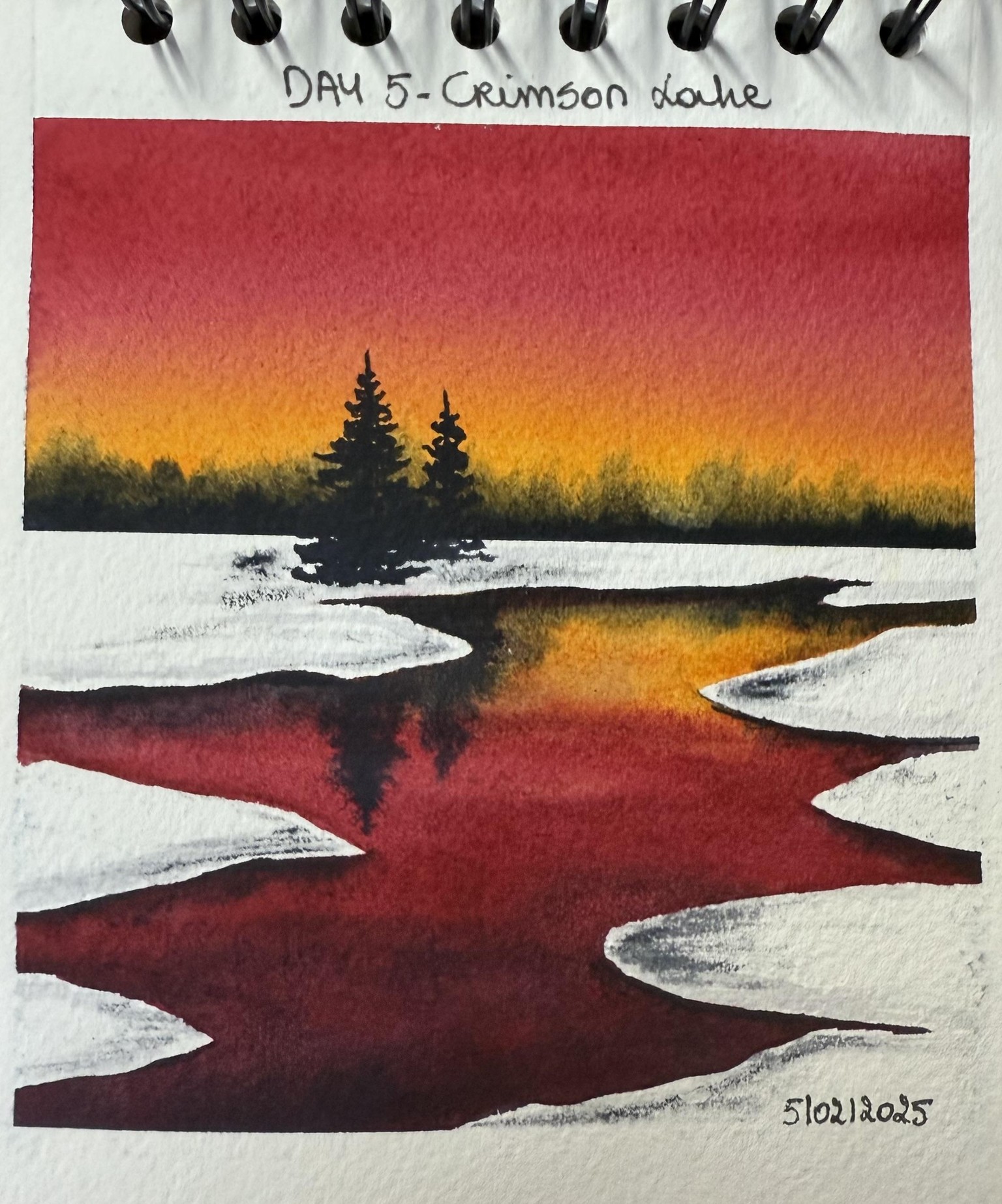 Winter landscapes - 30 days challenge - image 5 - student project