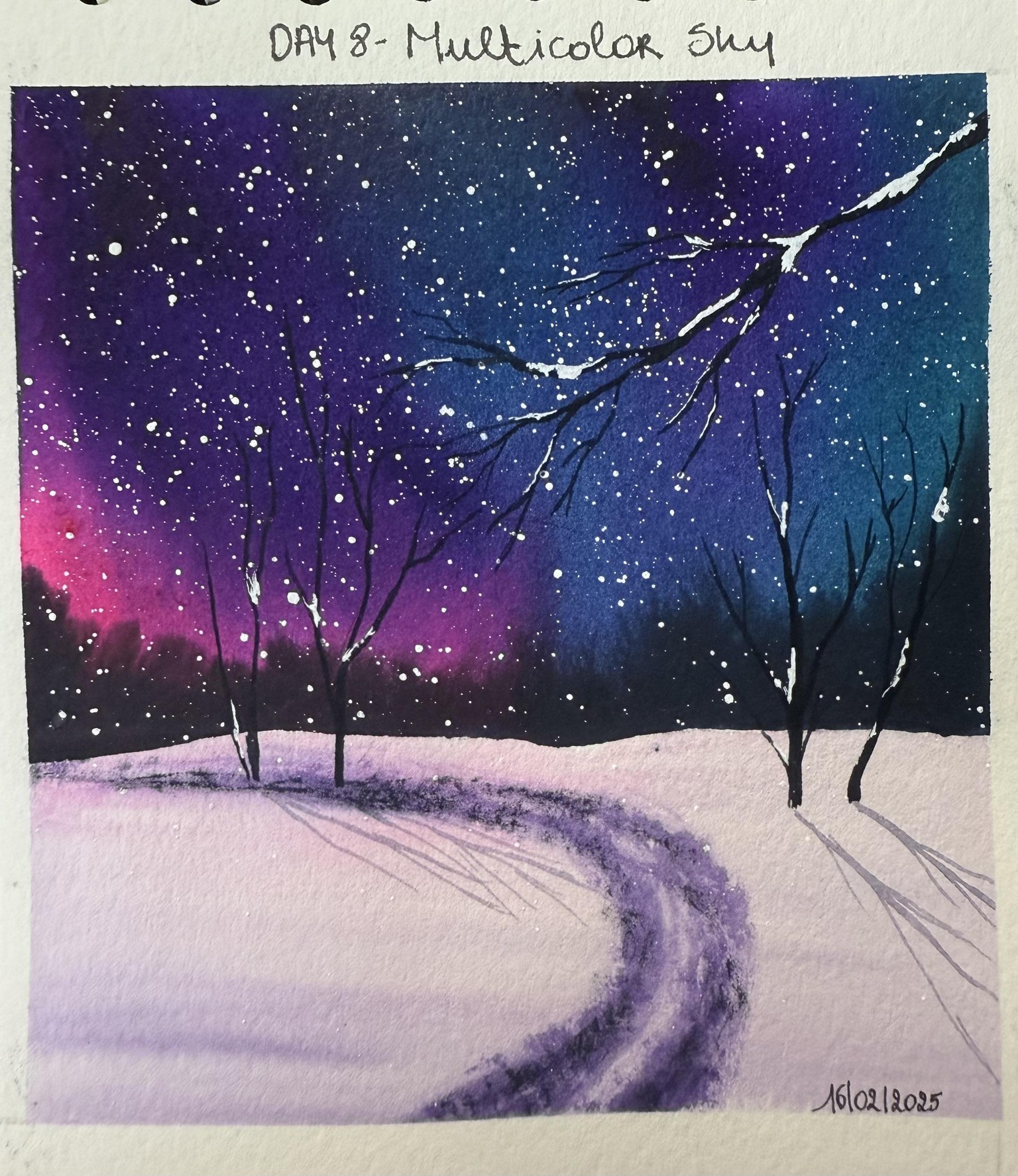 Winter landscapes - 30 days challenge - image 8 - student project