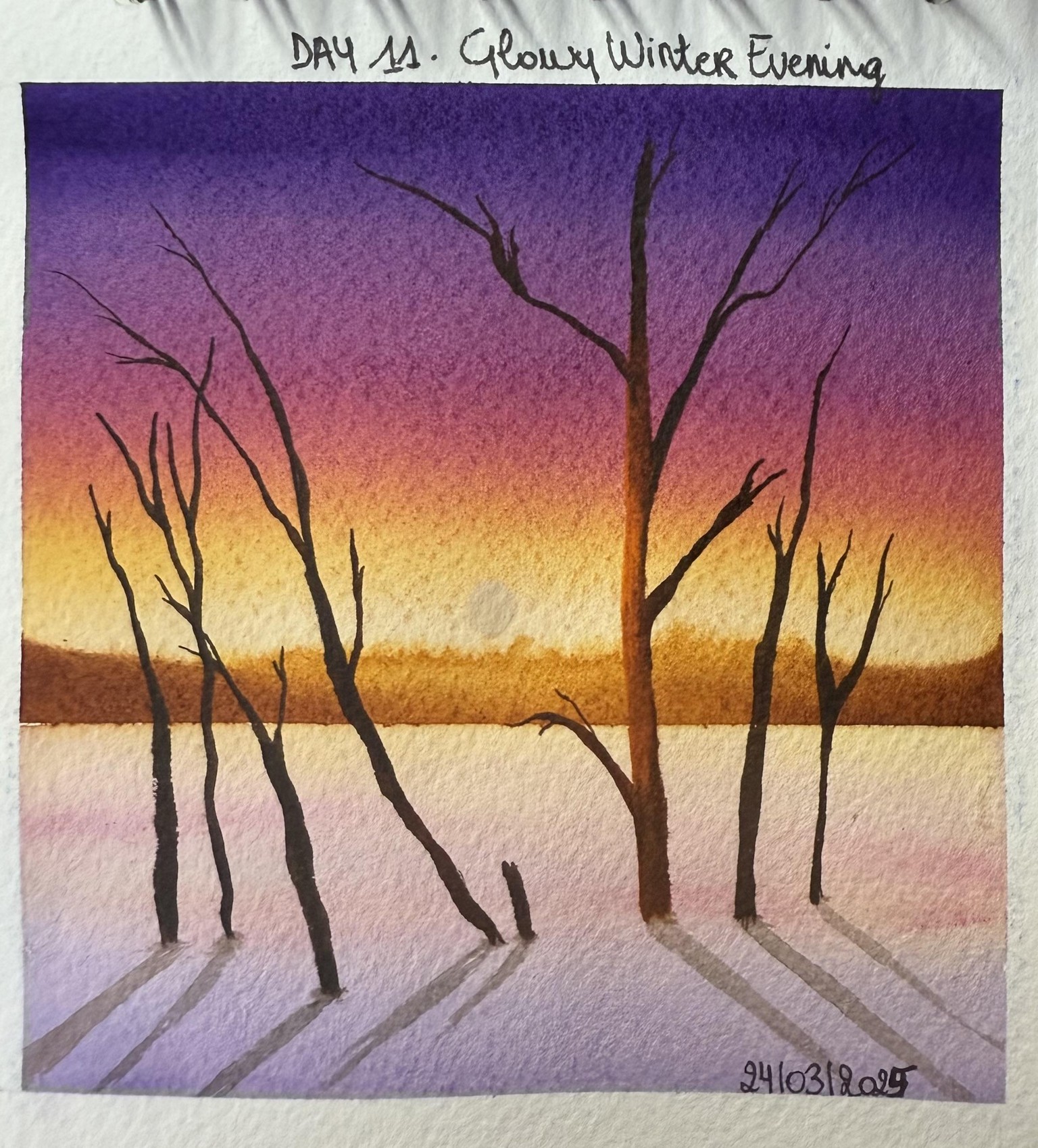 Winter landscapes - 30 days challenge - image 11 - student project