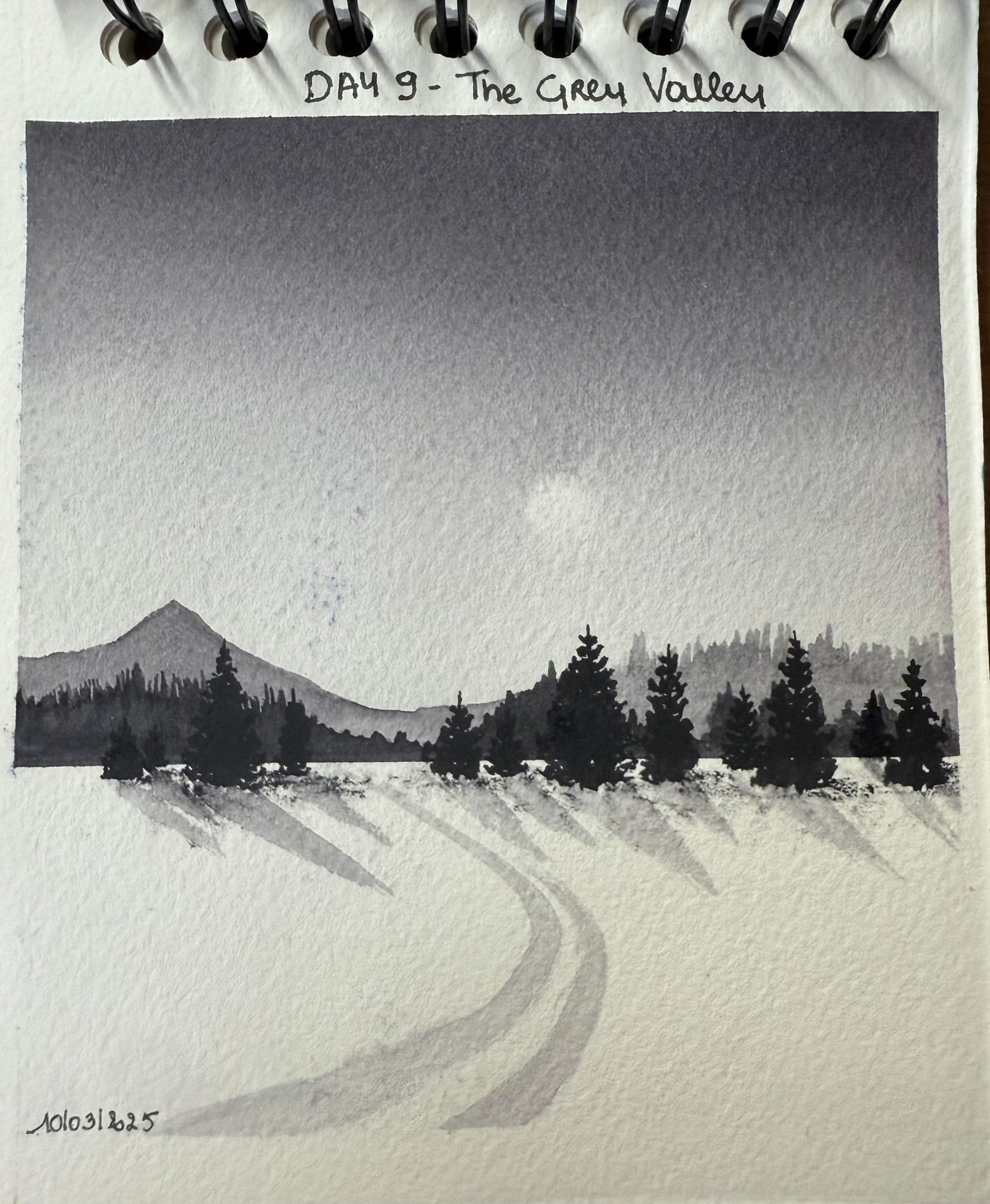 Winter landscapes - 30 days challenge - image 9 - student project