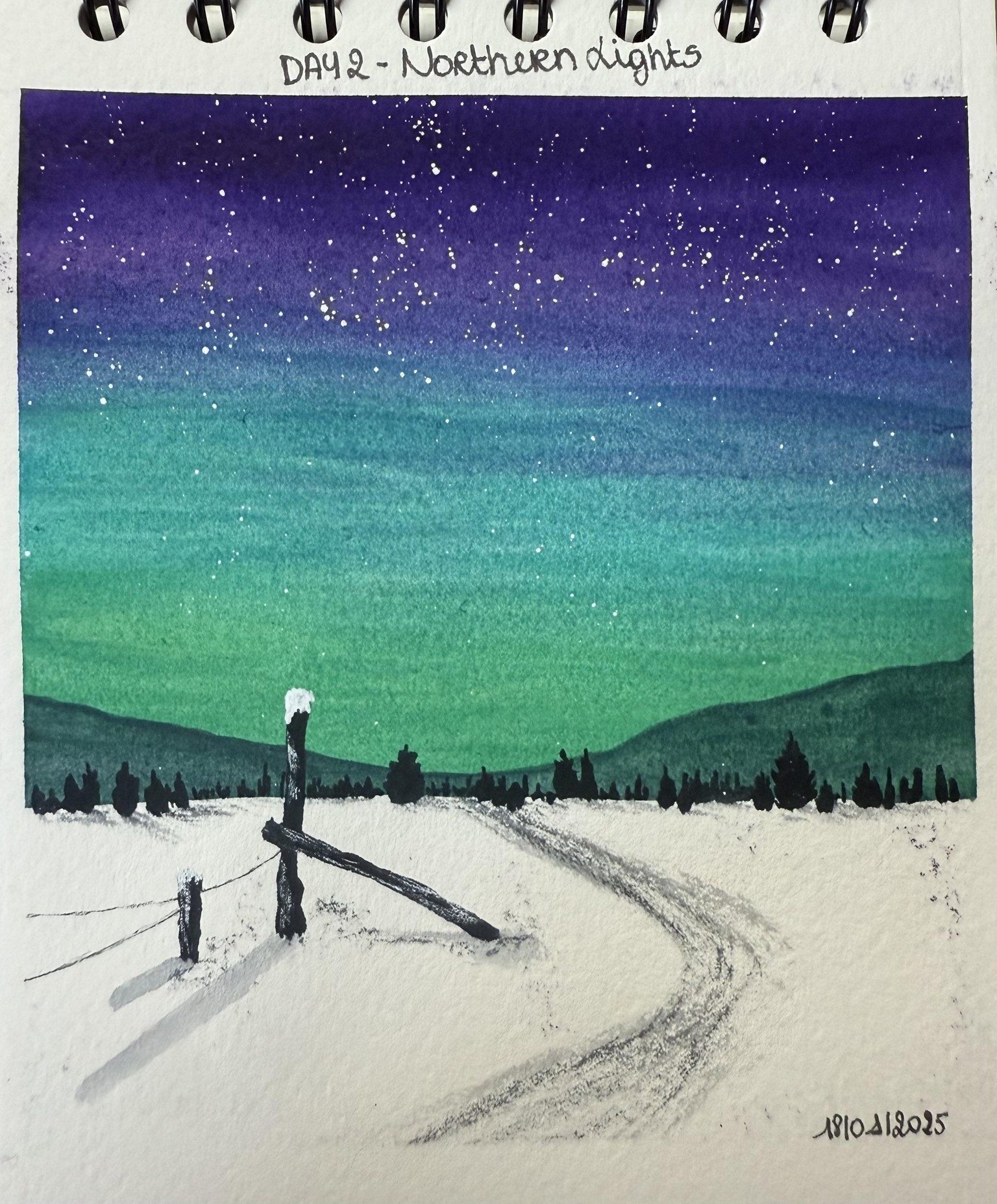 Winter landscapes - 30 days challenge - image 2 - student project